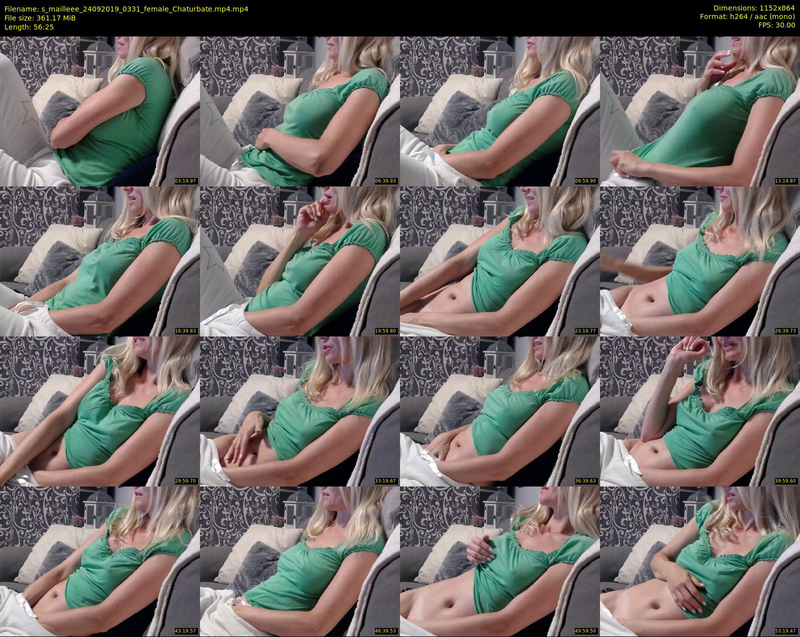 s_mailleee — 57 minute Chaturbate female cam show recording, 720p, Sep 24, 2019