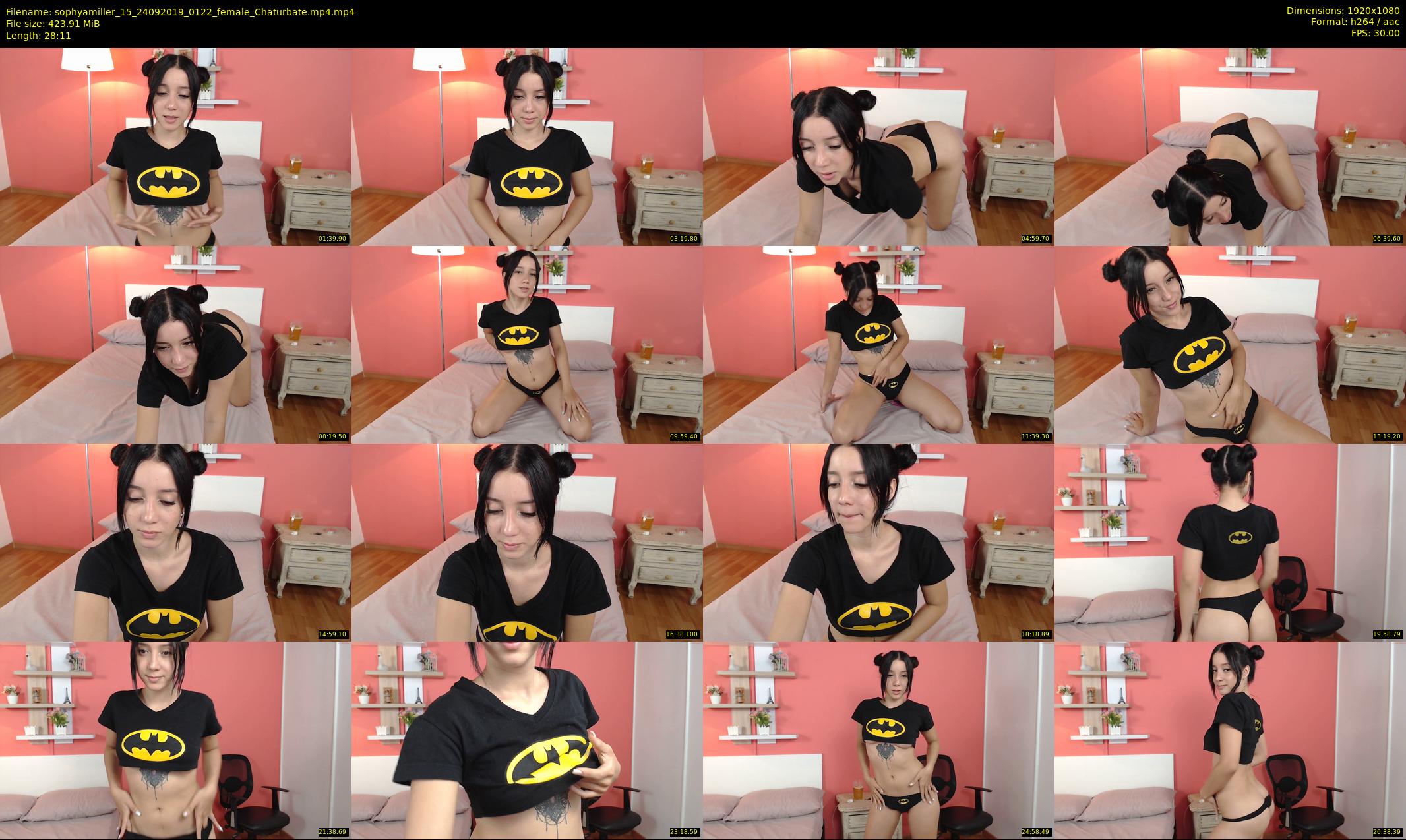 sophyamiller_15 — 29 minute Chaturbate female cam show recording, 1080p, Sep 24, 2019