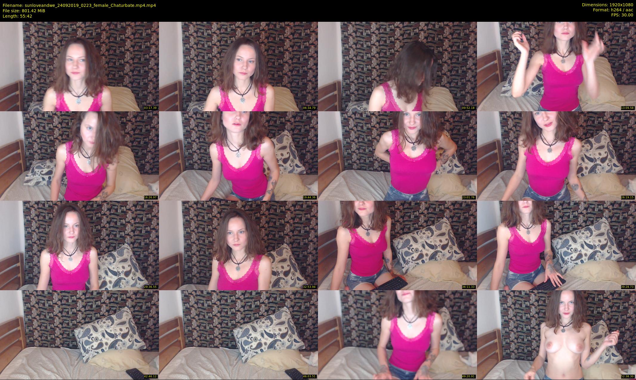 sunloveandwe — 56 minute Chaturbate female cam show recording, 1080p, Sep 24, 2019