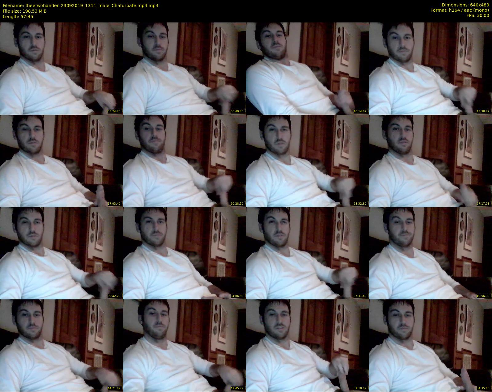 theetwohander — 58 minute Chaturbate male cam show recording, 480p, Sep 23, 2019
