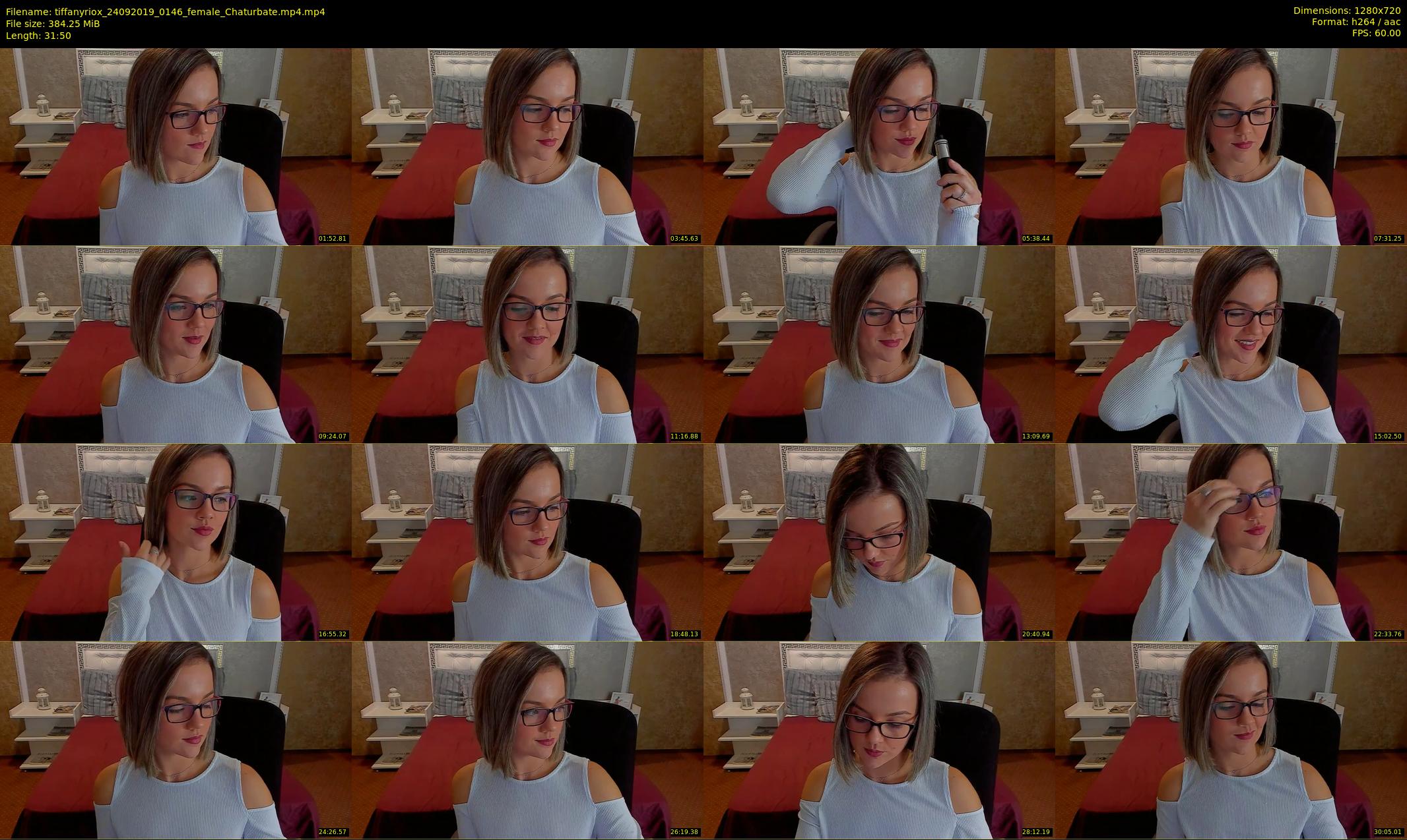 tiffanyriox — 32 minute Chaturbate female cam show recording, 720p, Sep 24, 2019