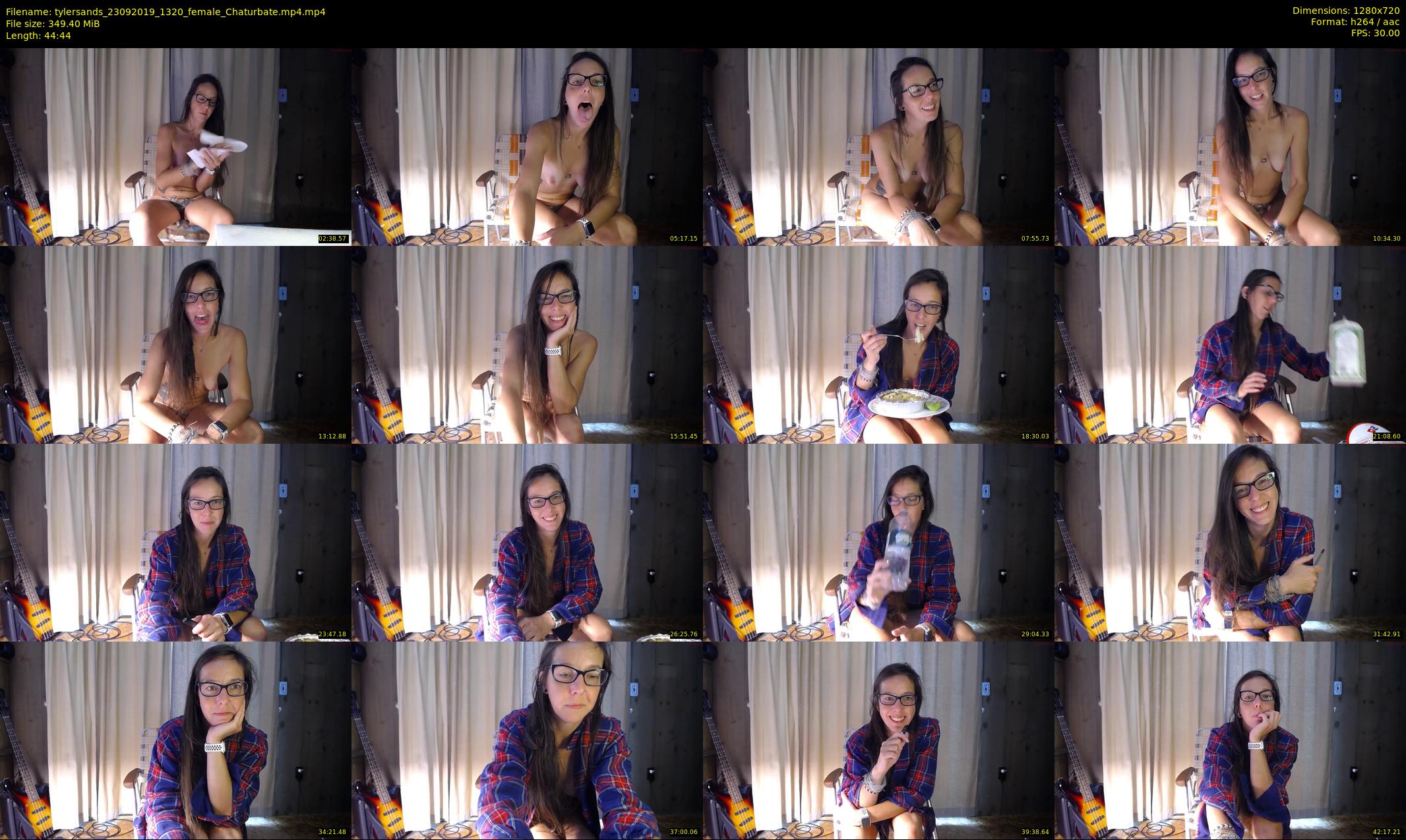 tylersands — 45 minute Chaturbate female cam show recording, 720p, Sep 23, 2019