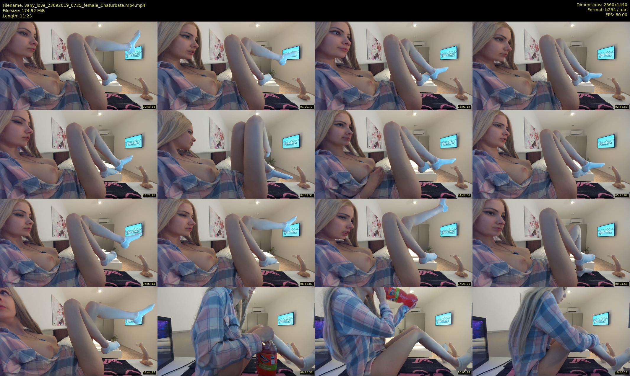 vany_love — 12 minute Chaturbate female cam show recording, 1080p, Sep 23, 2019