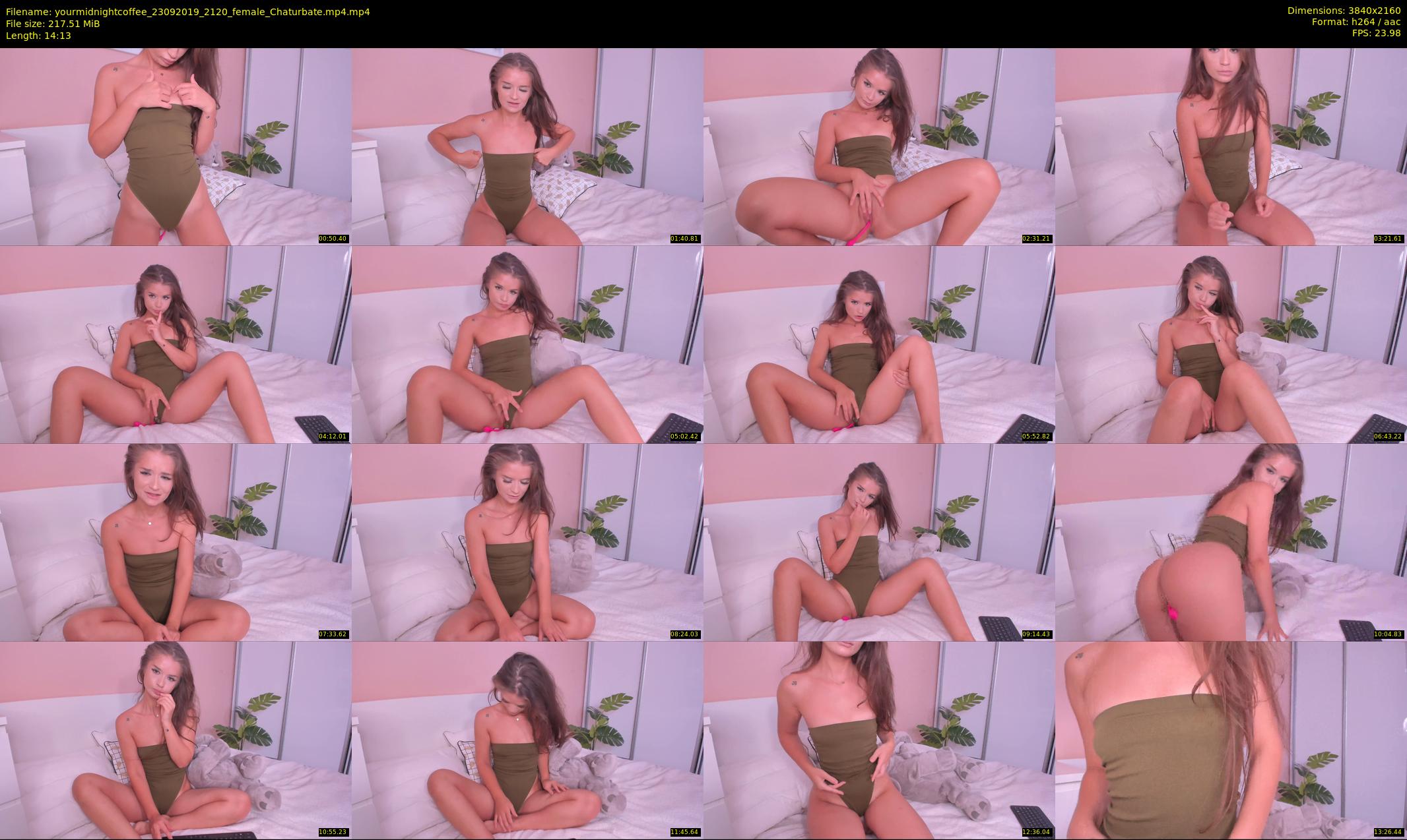 yourmidnightcoffee — 15 minute Chaturbate female cam show recording, 4K, Sep 23, 2019