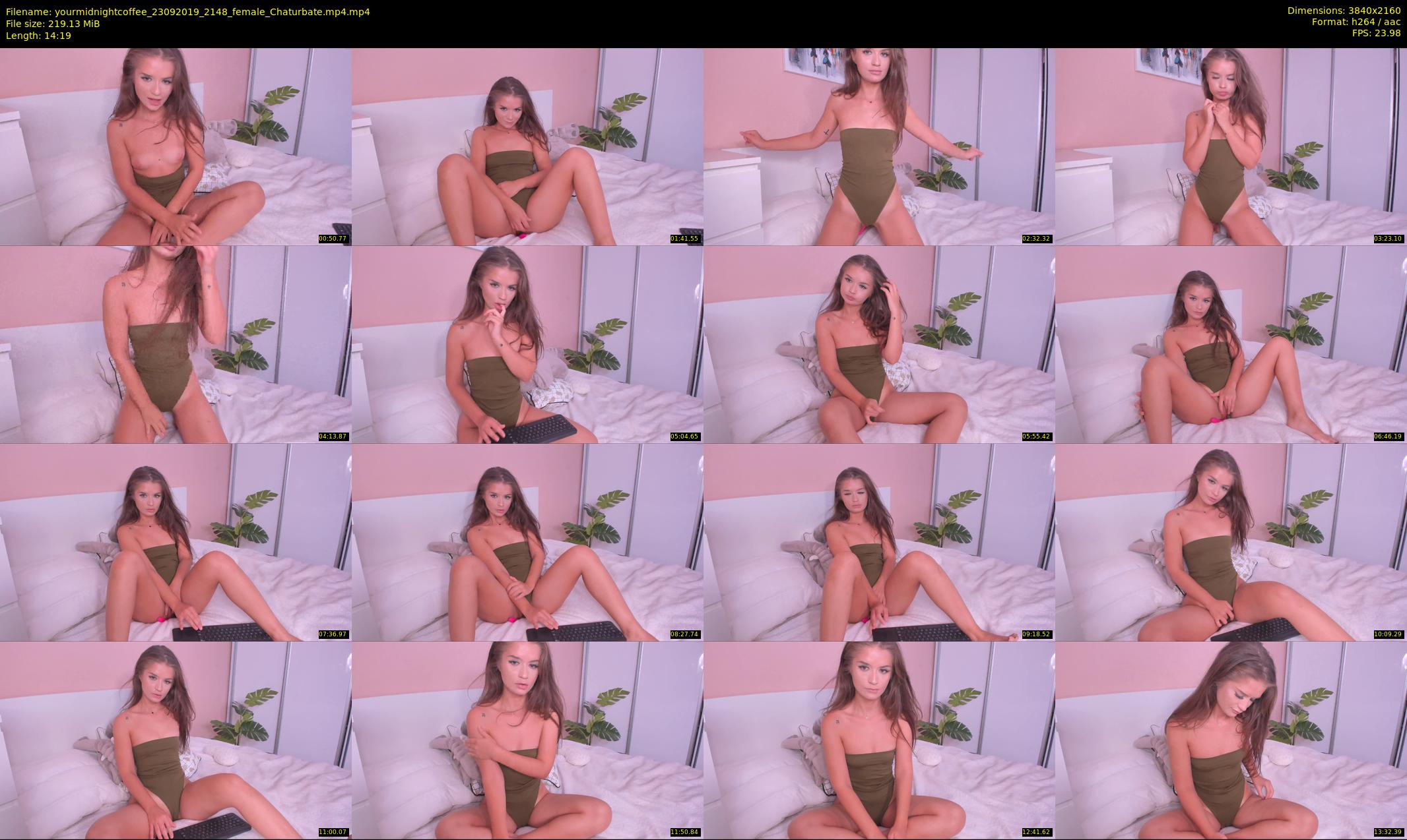 yourmidnightcoffee — 15 minute Chaturbate female cam show recording, 4K, Sep 23, 2019