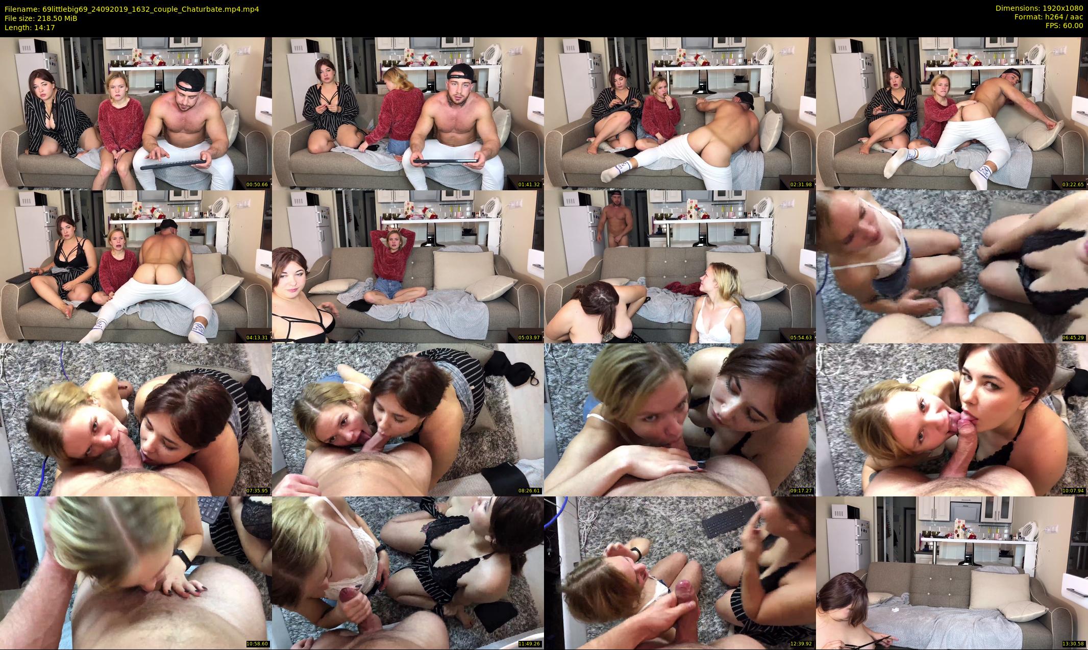 69littlebig69 — 15 minute Chaturbate couple cam show recording, 1080p, Sep 24, 2019