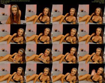 AlessiaRay — 26 minute MyFreeCams cam show recording, 480p, Sep 24, 2019