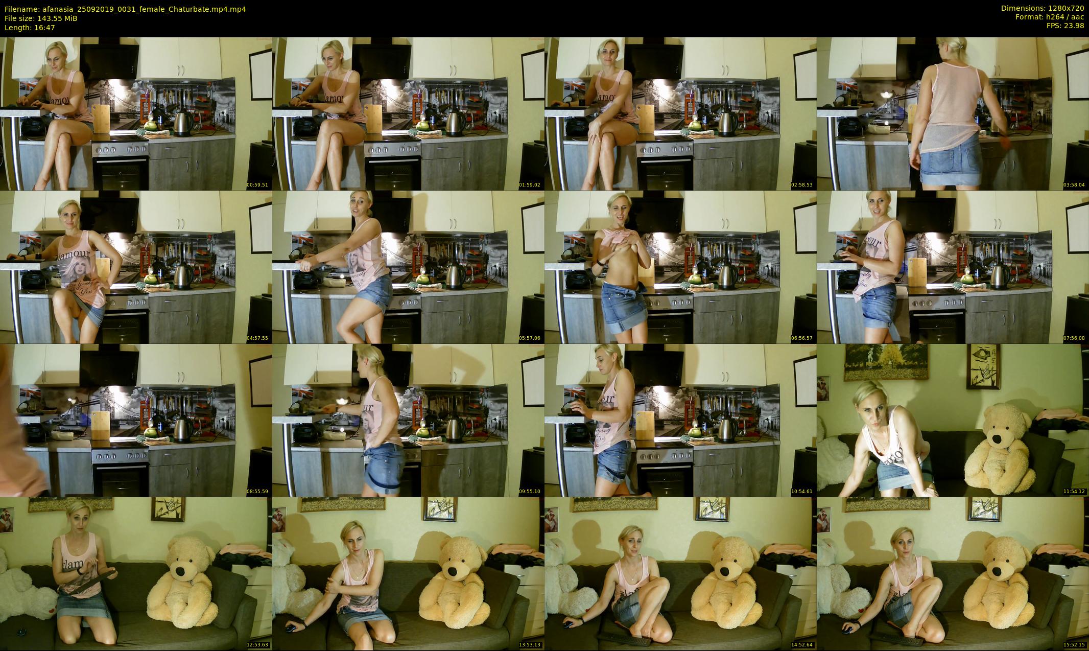 afanasia — 17 minute Chaturbate female cam show recording, 720p, Sep 25, 2019