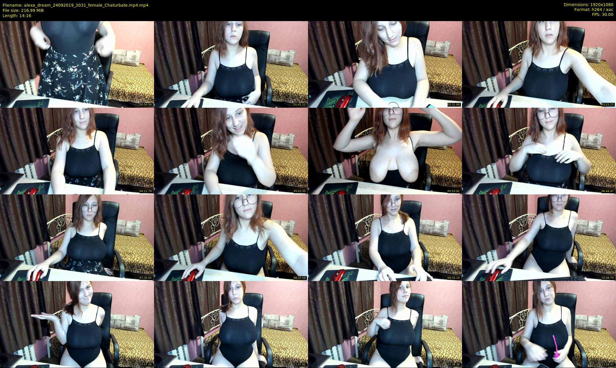 alexa_dream — 15 minute Chaturbate female cam show recording, 1080p, Sep 24, 2019