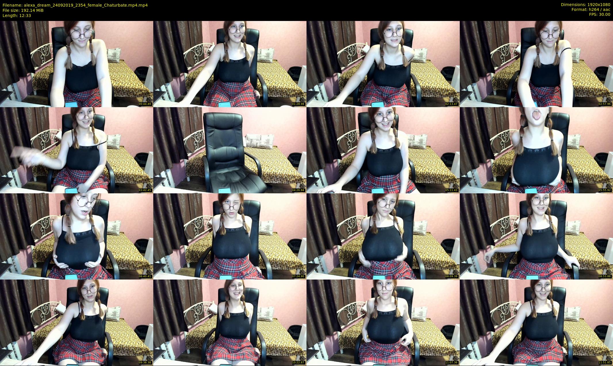 alexa_dream — 13 minute Chaturbate female cam show recording, 1080p, Sep 24, 2019