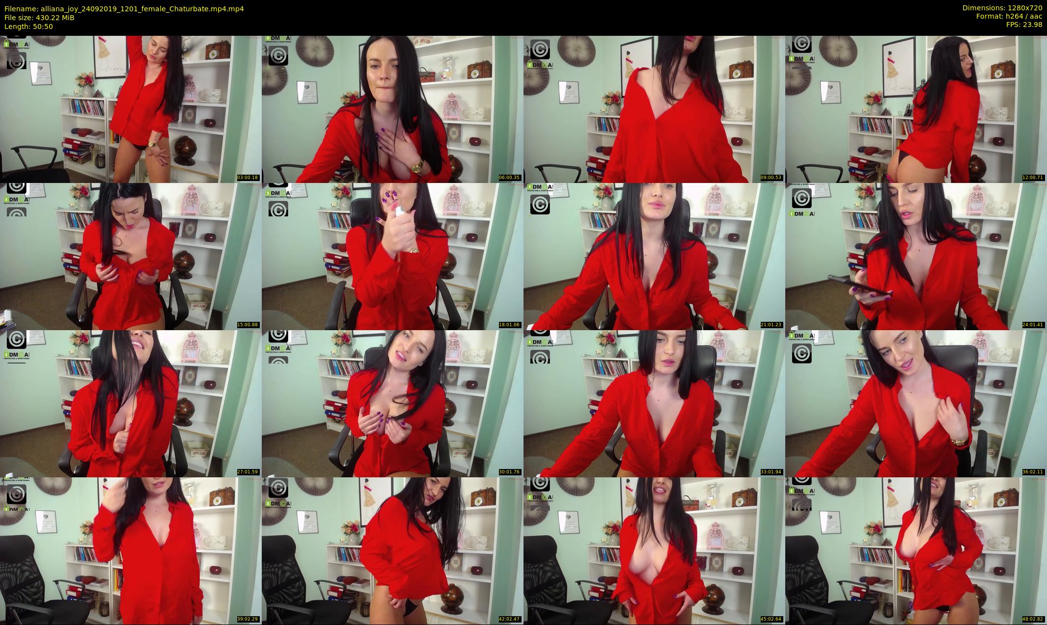 alliana_joy — 51 minute Chaturbate female cam show recording, 720p, Sep 24, 2019