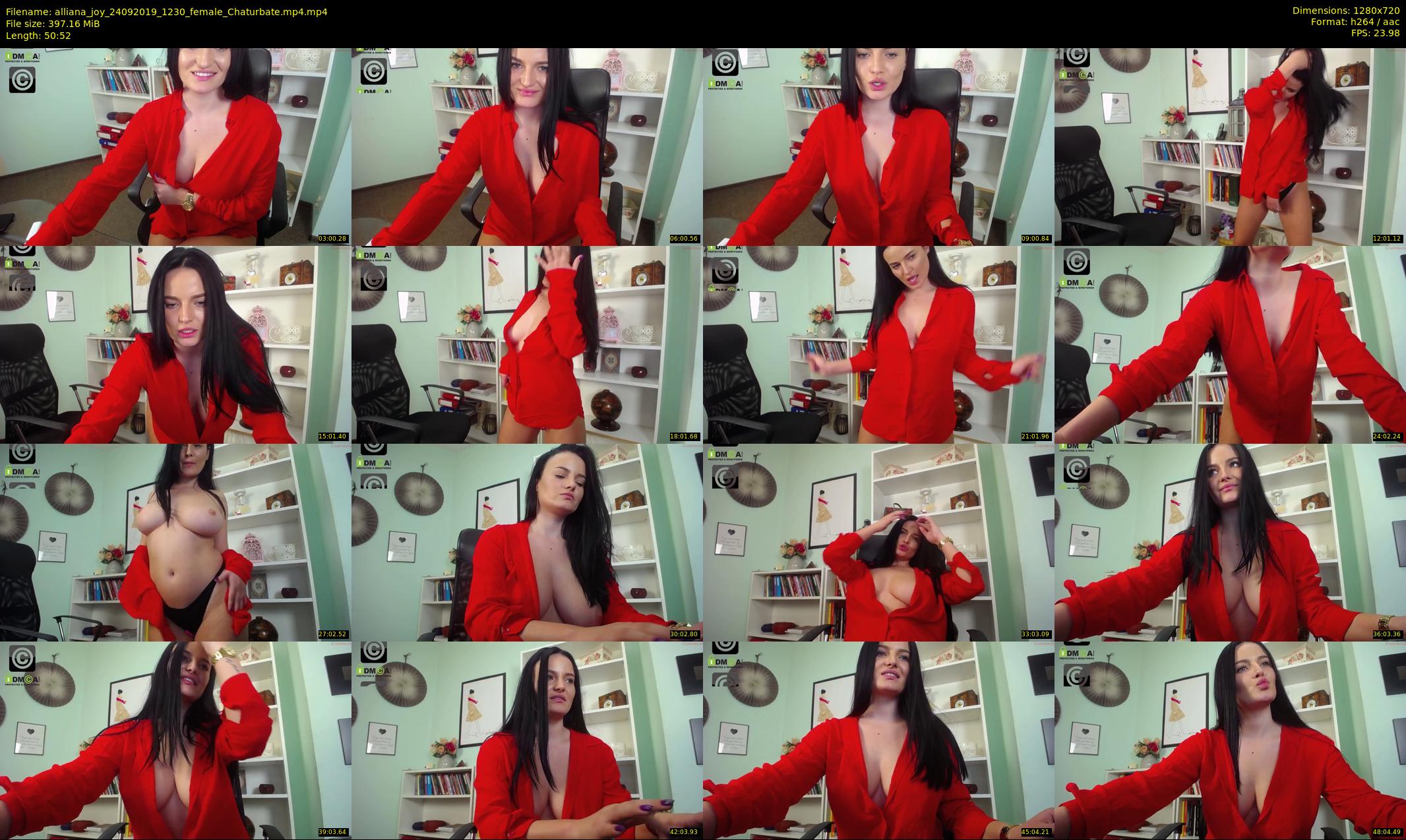 alliana_joy — 51 minute Chaturbate female cam show recording, 720p, Sep 24, 2019