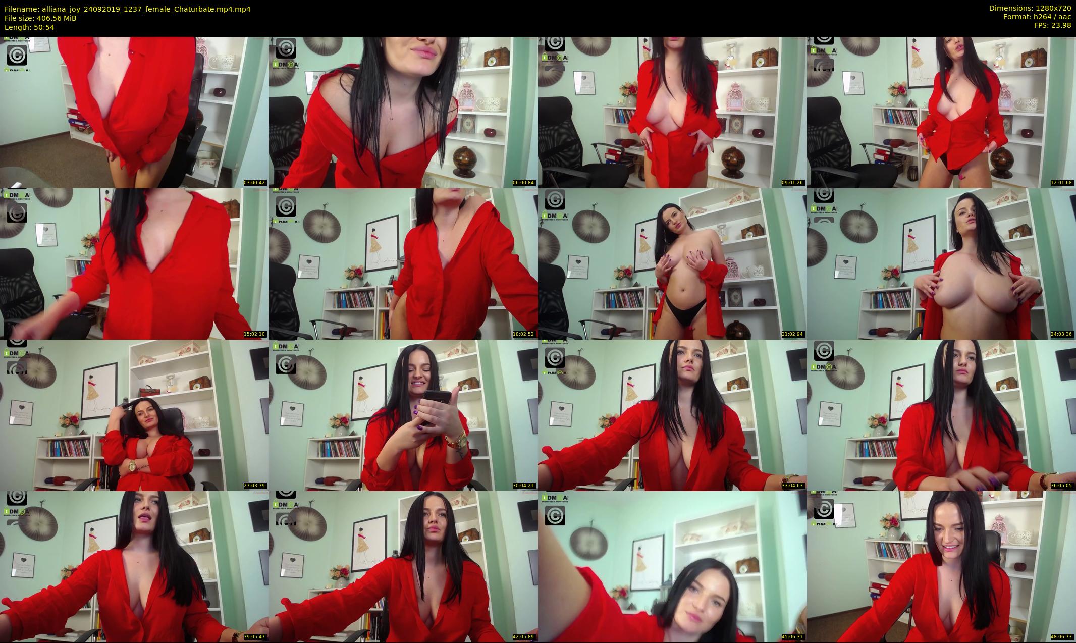 alliana_joy — 51 minute Chaturbate female cam show recording, 720p, Sep 24, 2019