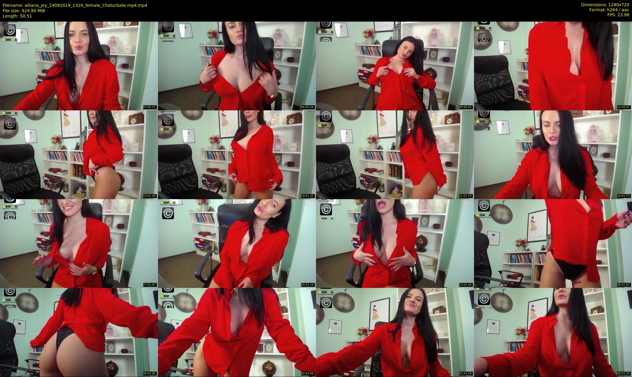 alliana_joy — 51 minute Chaturbate female cam show recording, 720p, Sep 24, 2019