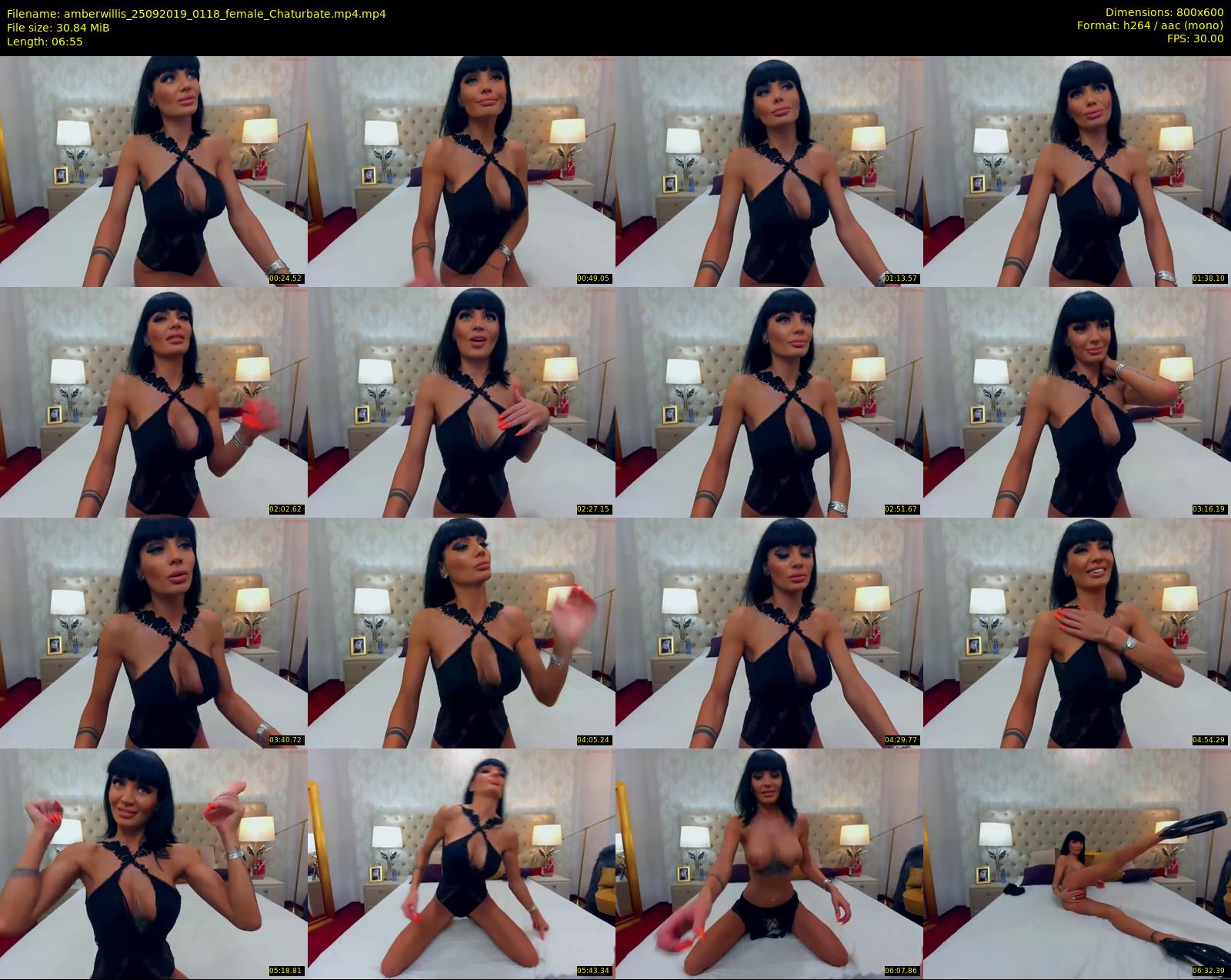 amberwillis — 7 minute Chaturbate female cam show recording, 480p, Sep 25, 2019