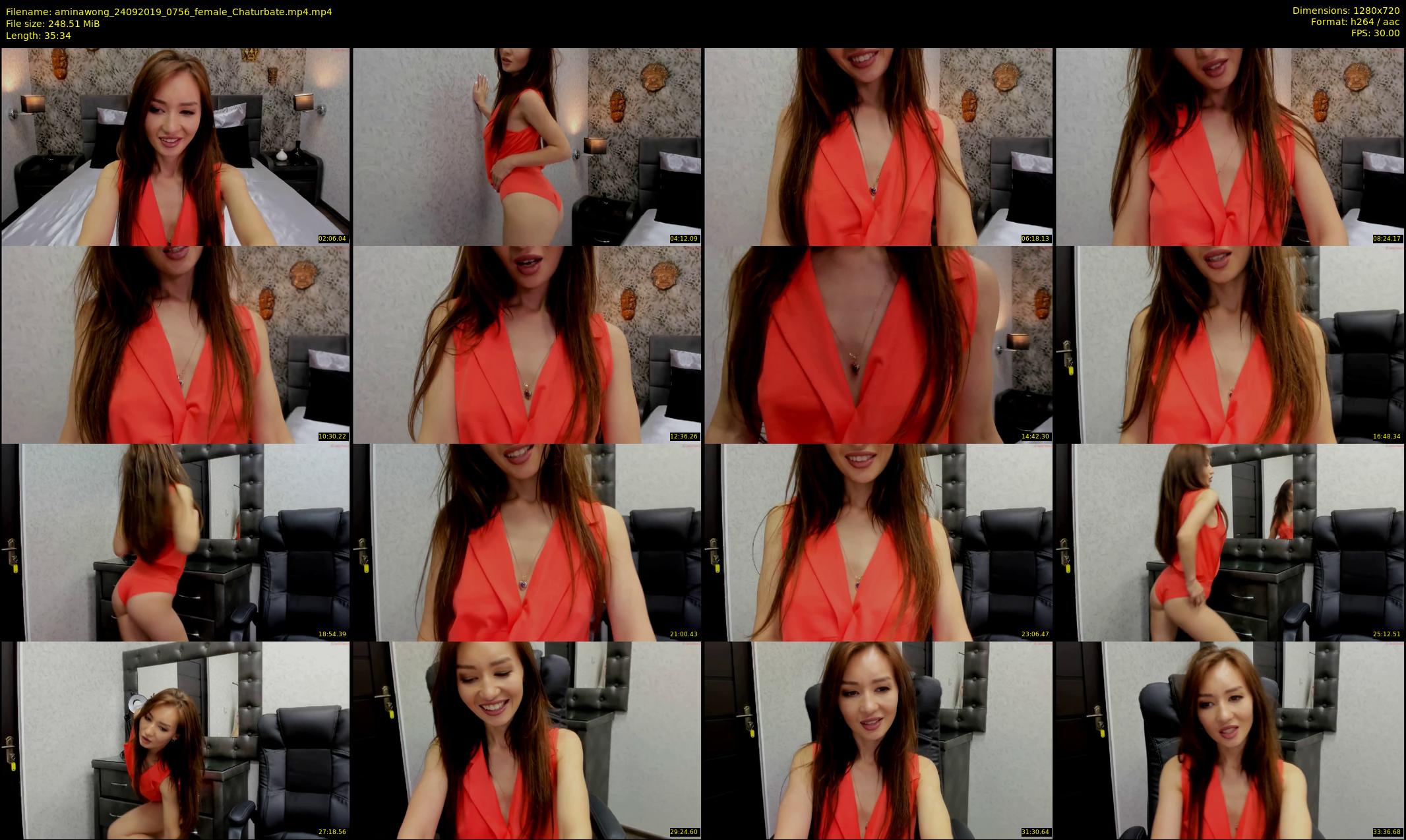aminawong — 36 minute Chaturbate female cam show recording, 720p, Sep 24, 2019