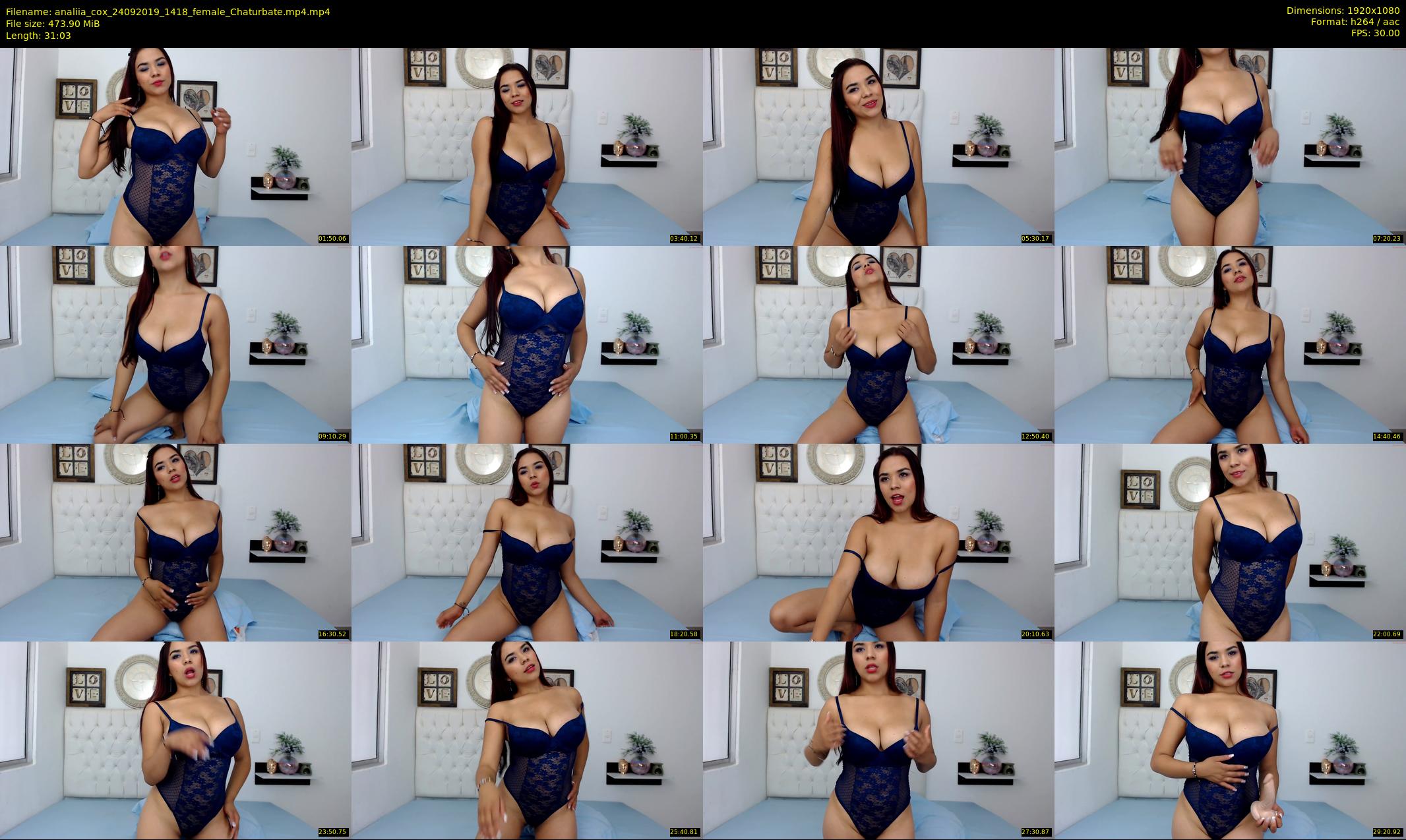 analiia_cox — 32 minute Chaturbate female cam show recording, 1080p, Sep 24, 2019