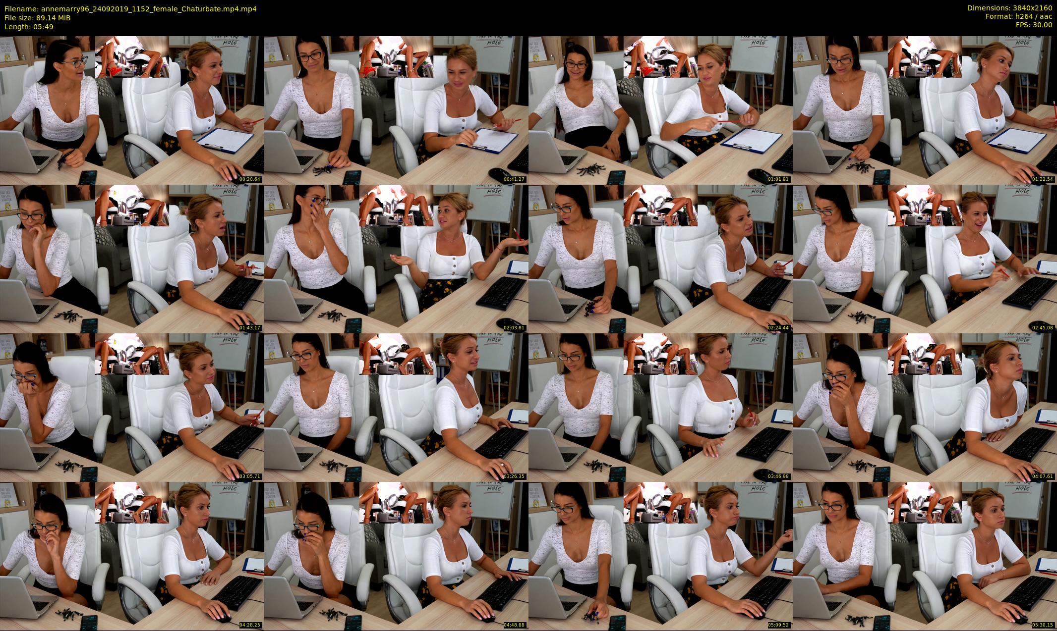 annemarry96 — 6 minute Chaturbate female cam show recording, 4K, Sep 24, 2019