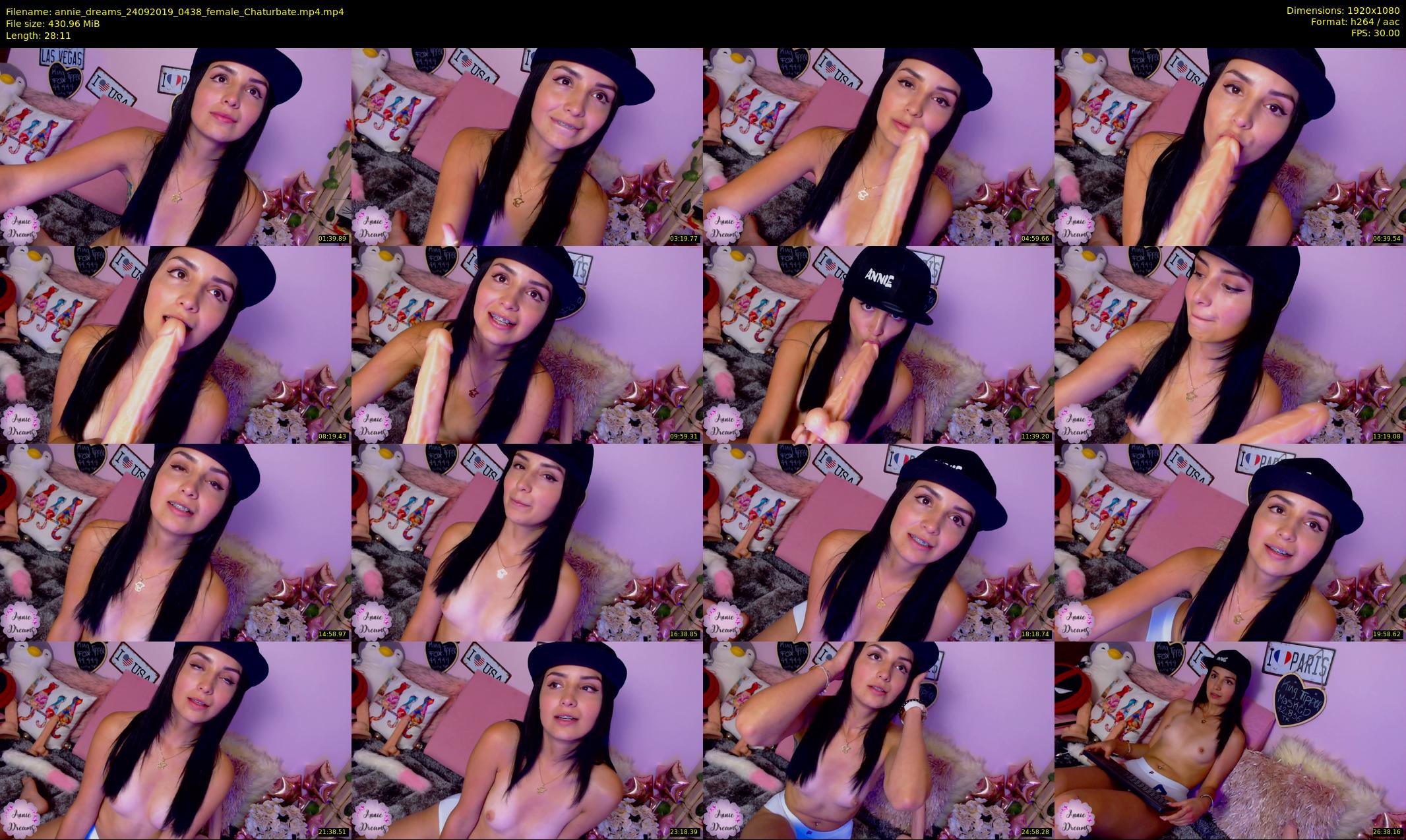 annie_dreams — 29 minute Chaturbate female cam show recording, 1080p, Sep 24, 2019