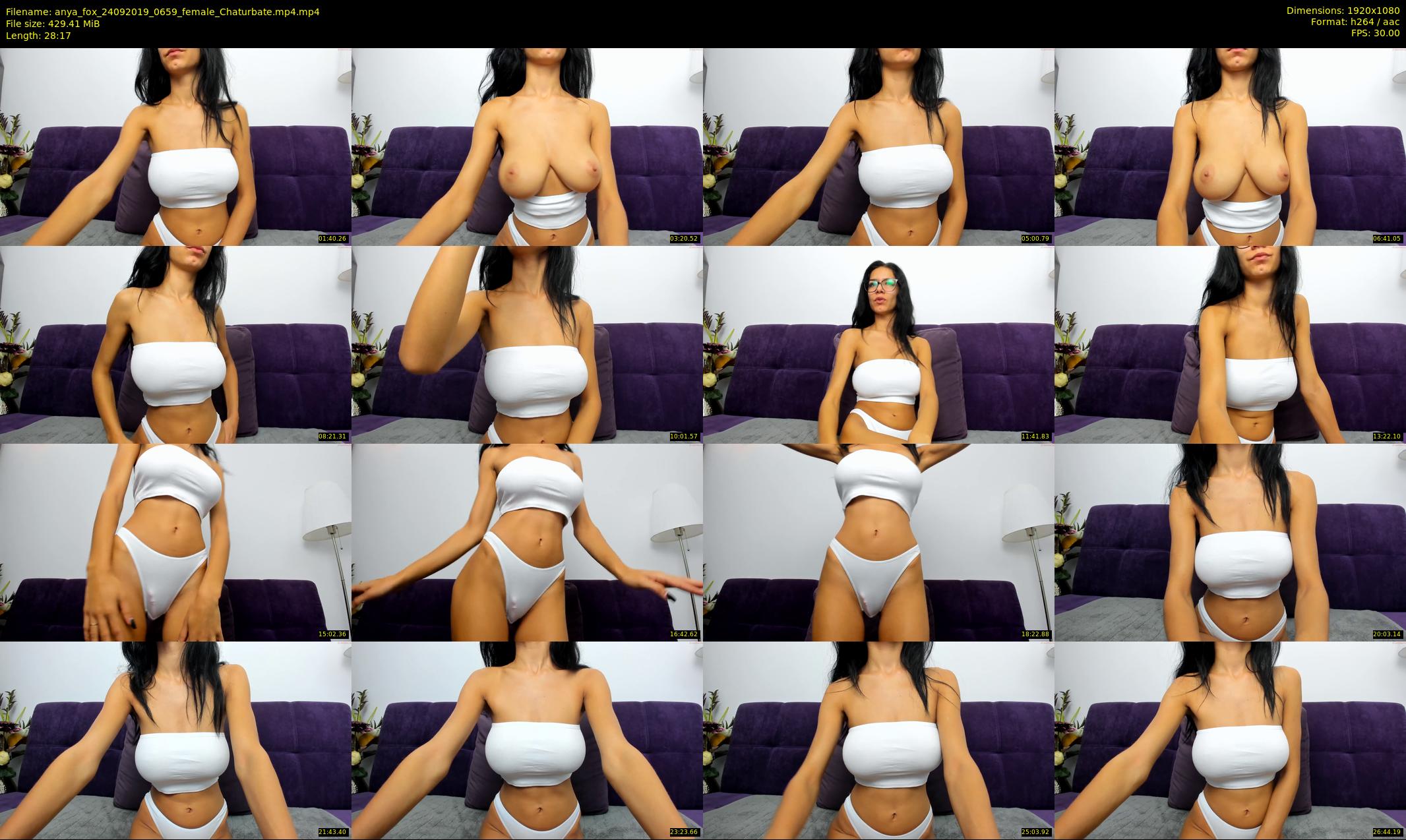 anya_fox — 29 minute Chaturbate female cam show recording, 1080p, Sep 24, 2019