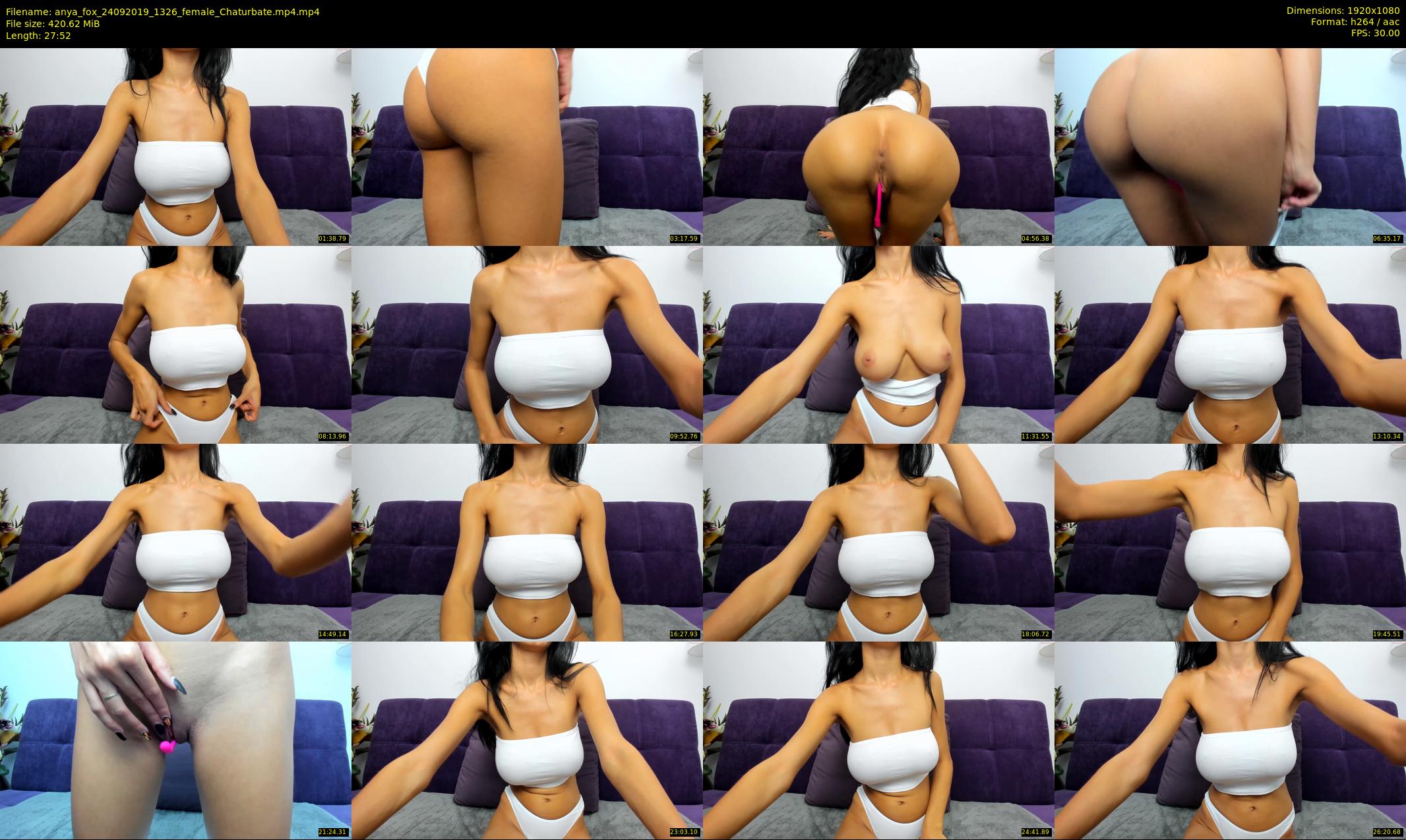 anya_fox — 28 minute Chaturbate female cam show recording, 1080p, Sep 24, 2019