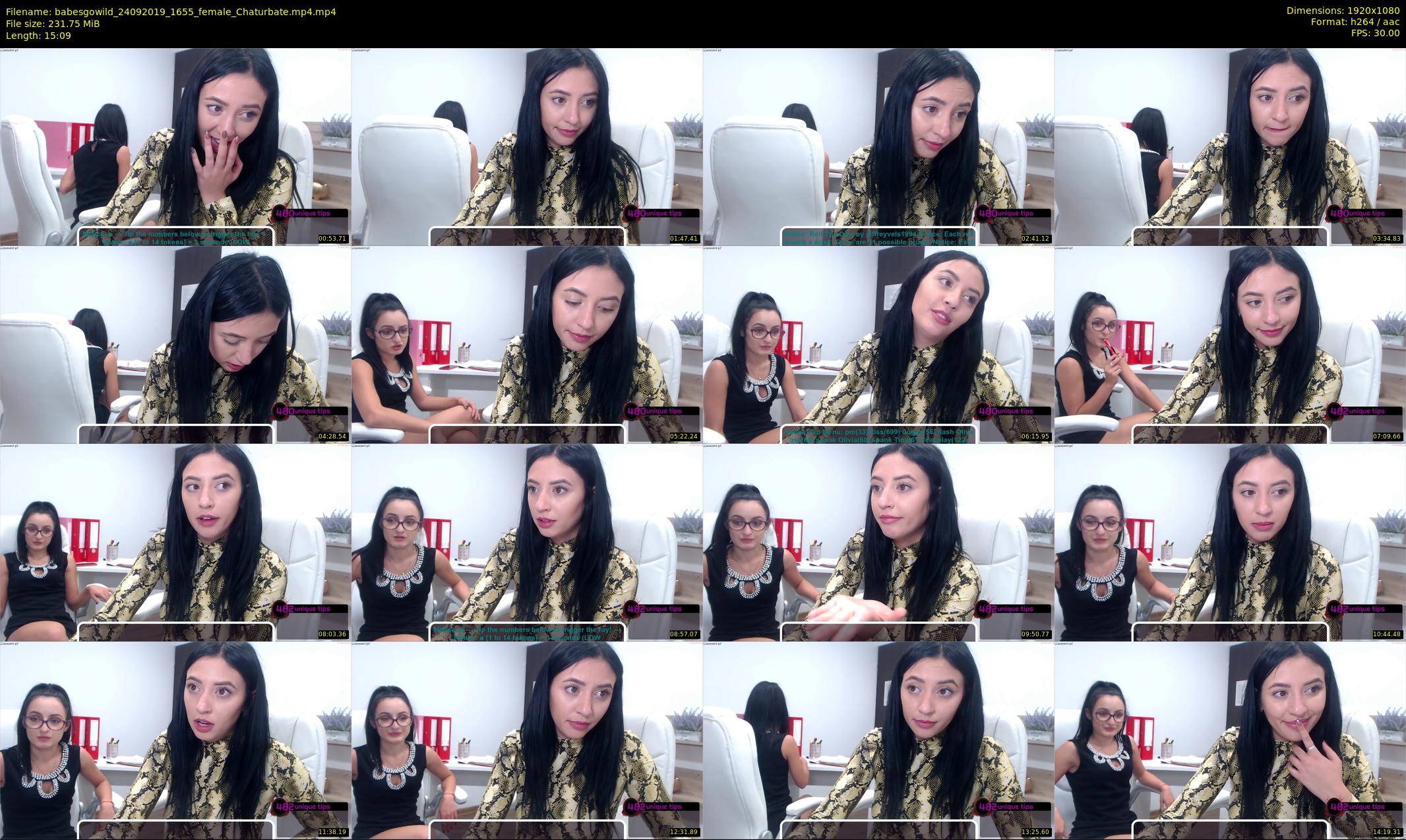 babesgowild — 16 minute Chaturbate couple cam show recording, 1080p, Sep 24, 2019