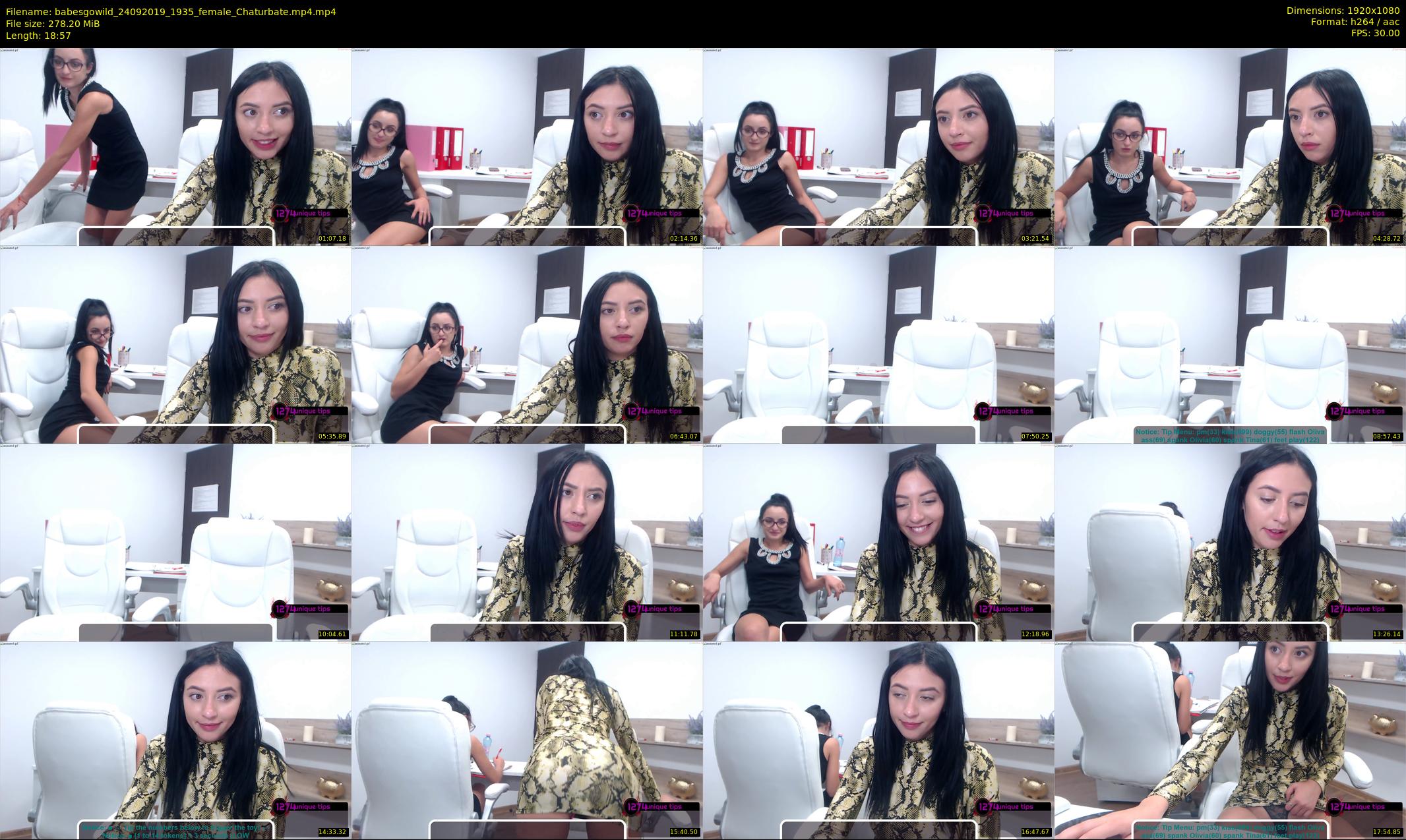 babesgowild — 19 minute Chaturbate couple cam show recording, 1080p, Sep 24, 2019