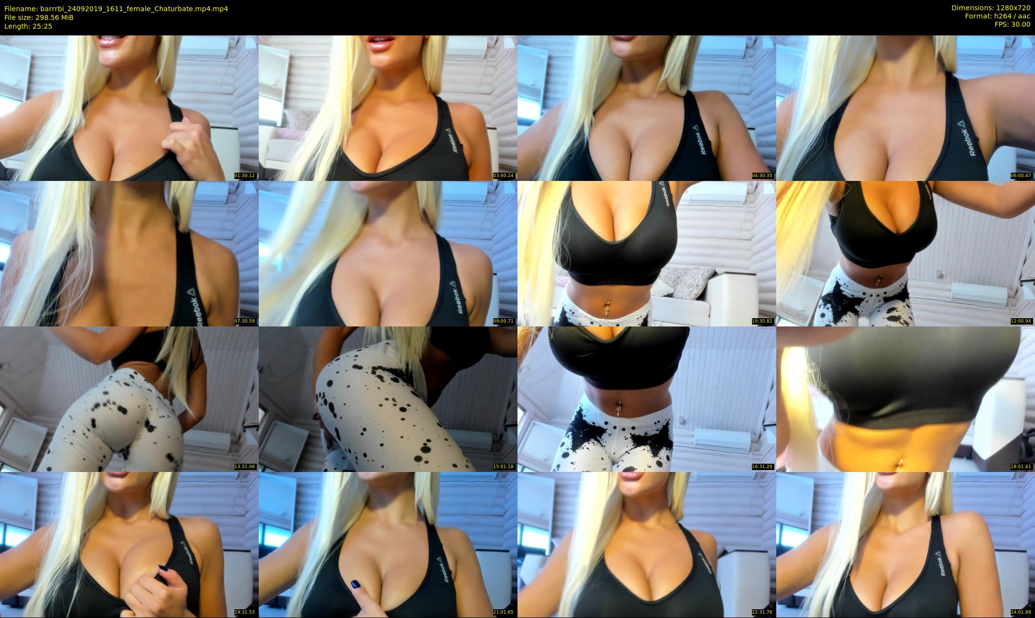 barrrbi — 26 minute Chaturbate female cam show recording, 720p, Sep 24, 2019