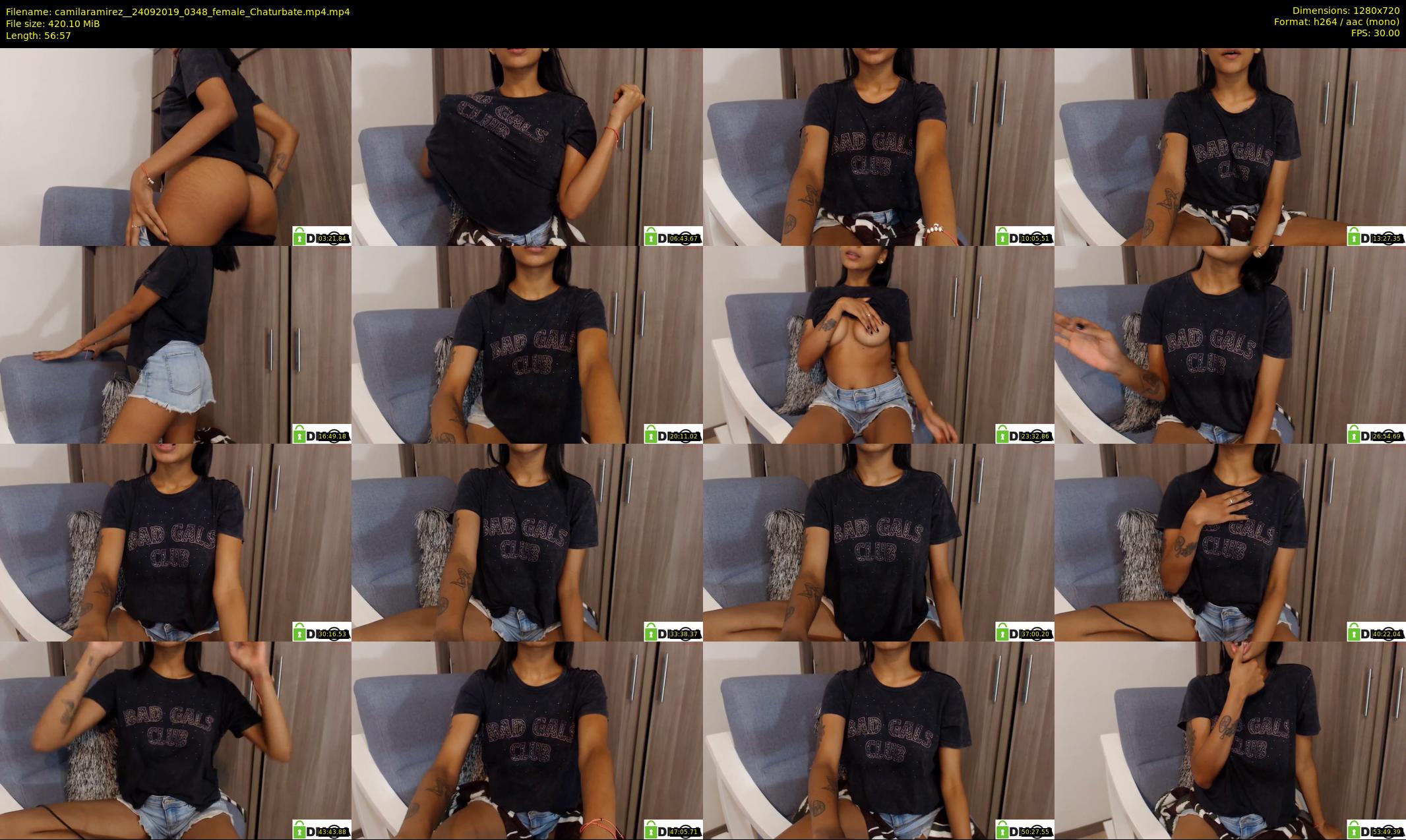 camilaramirez_ — 57 minute Chaturbate female cam show recording, 720p, Sep 24, 2019