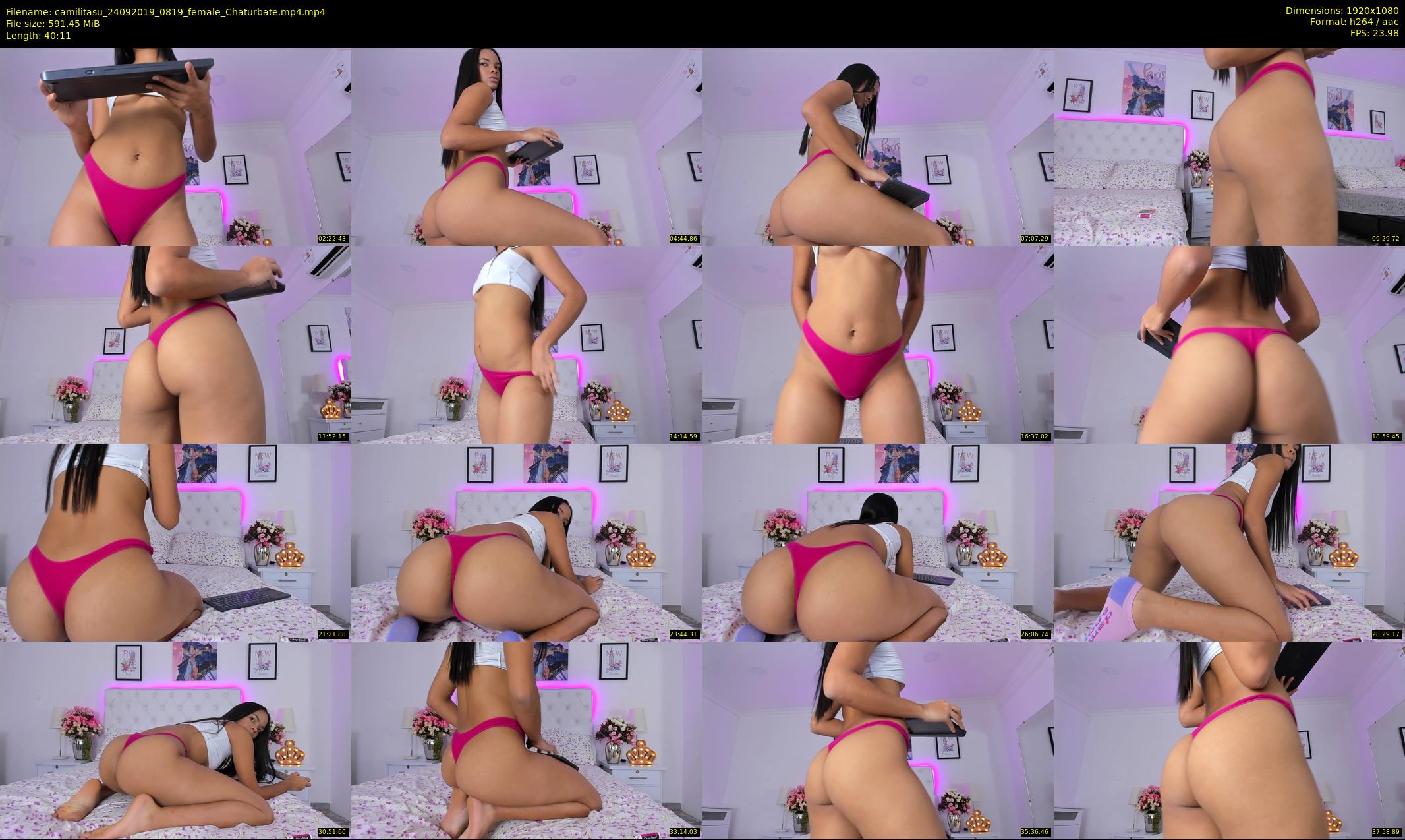 camilitasu — 41 minute Chaturbate female cam show recording, 1080p, Sep 24, 2019