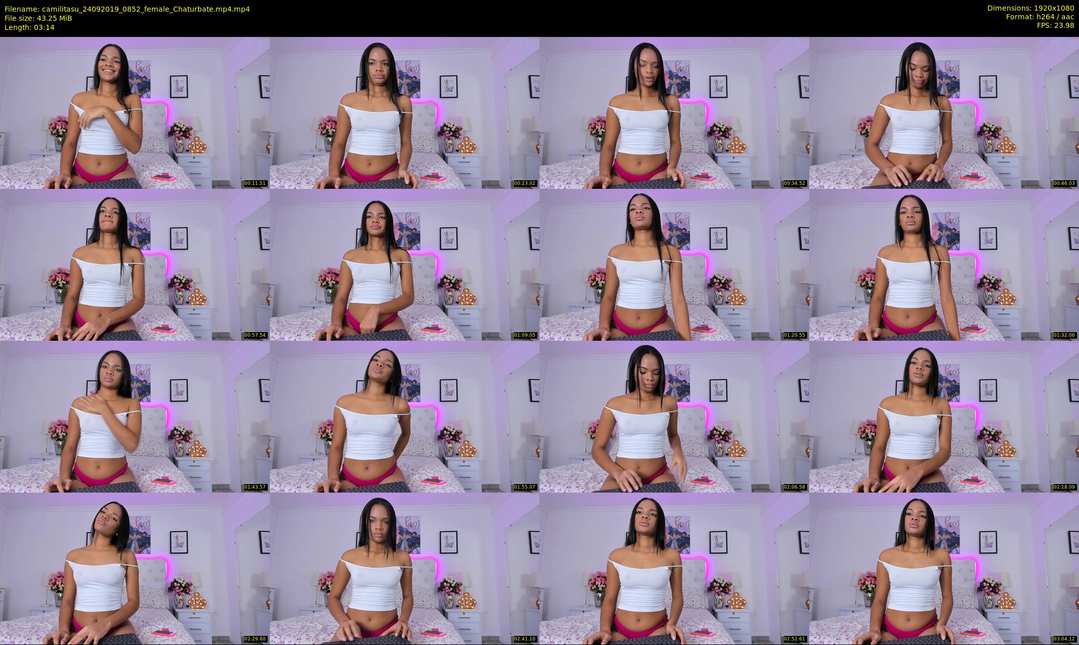 camilitasu — 4 minute Chaturbate female cam show recording, 1080p, Sep 24, 2019