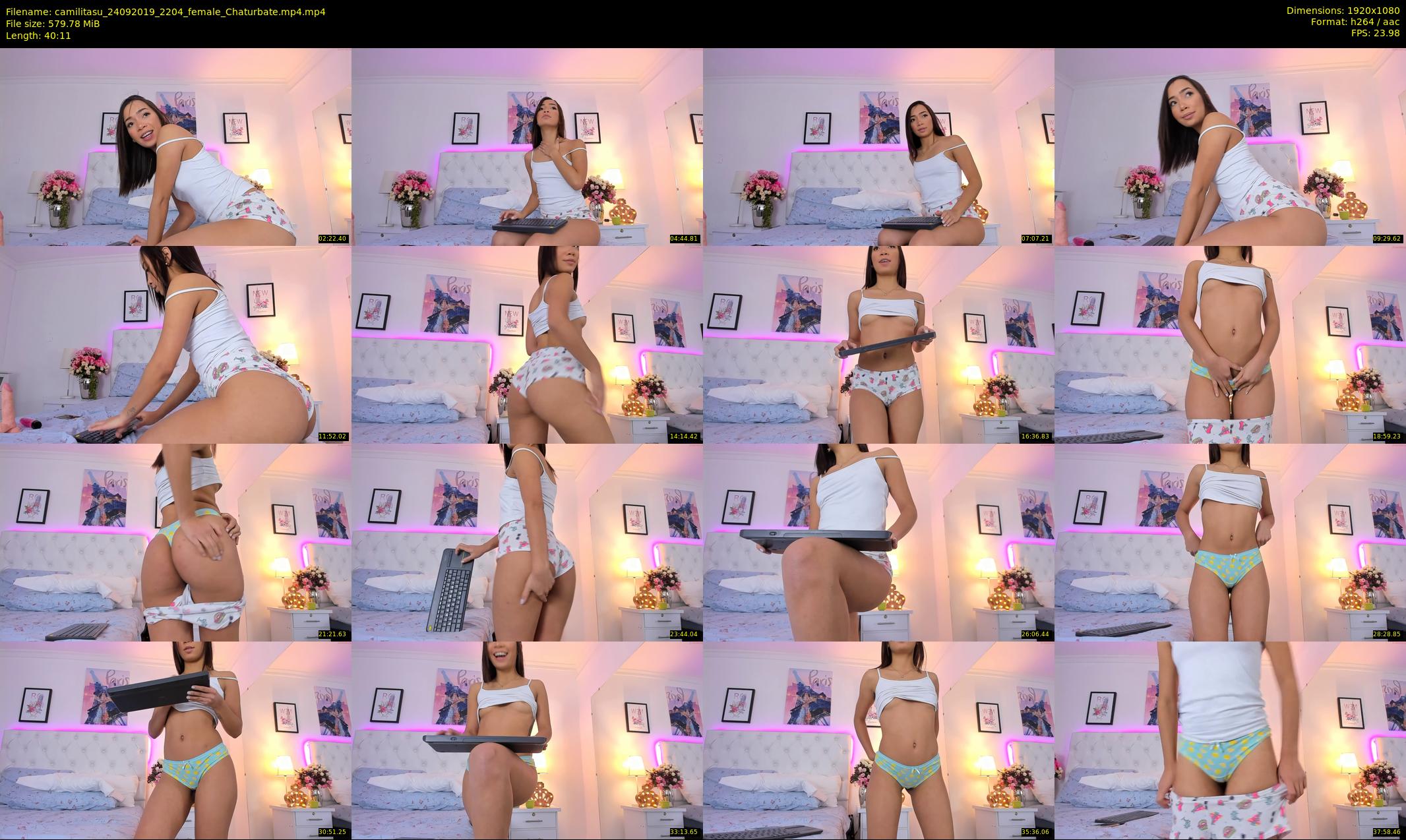 camilitasu — 41 minute Chaturbate female cam show recording, 1080p, Sep 24, 2019