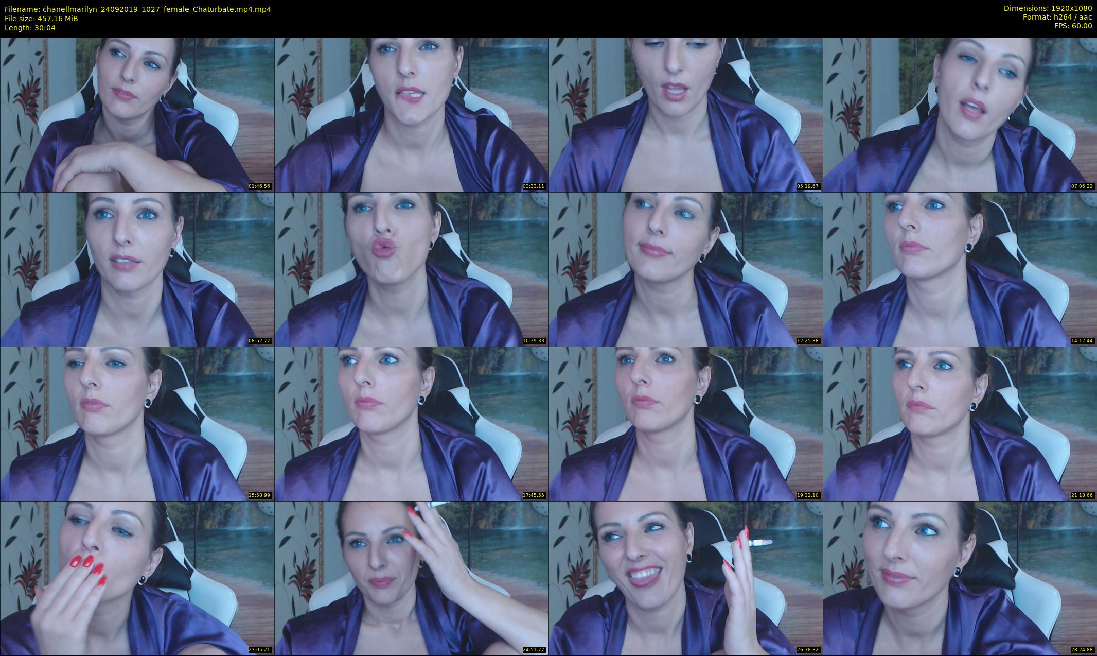 chanellmarilyn — 31 minute Chaturbate female cam show recording, 1080p, Sep 24, 2019
