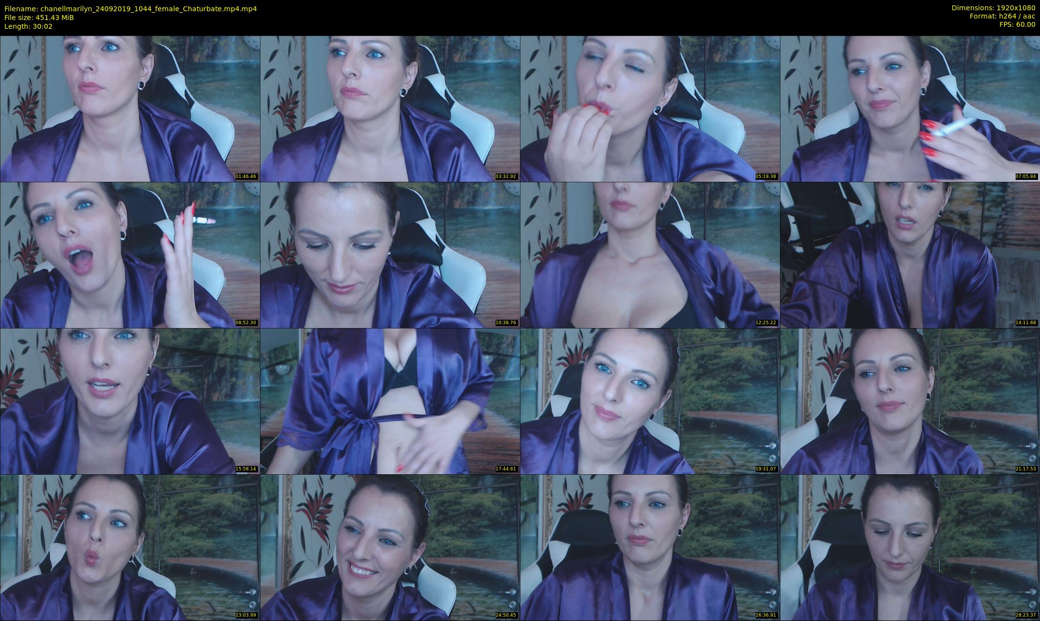 chanellmarilyn — 31 minute Chaturbate female cam show recording, 1080p, Sep 24, 2019