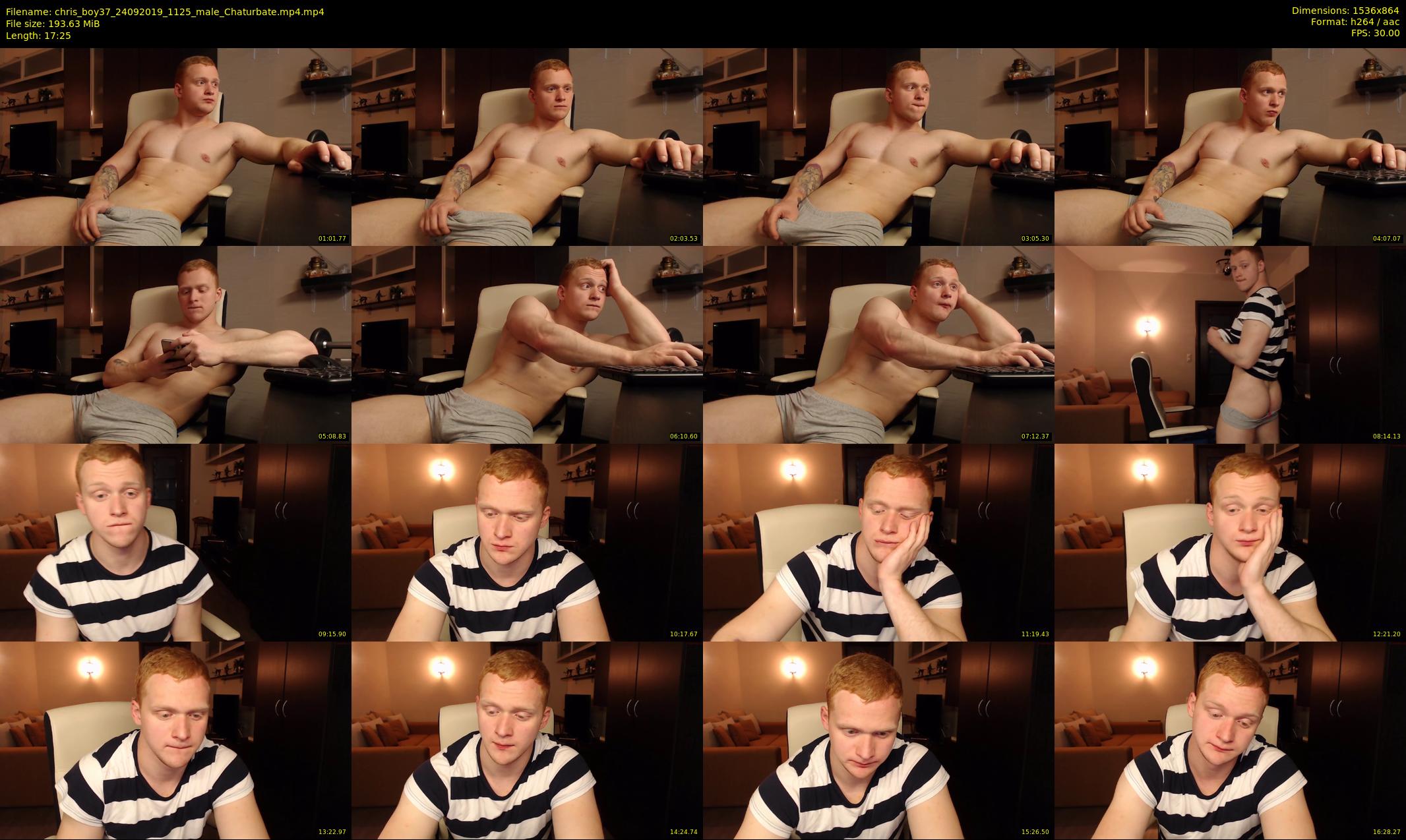 chris_boy37 — 18 minute Chaturbate male cam show recording, 720p, Sep 24, 2019