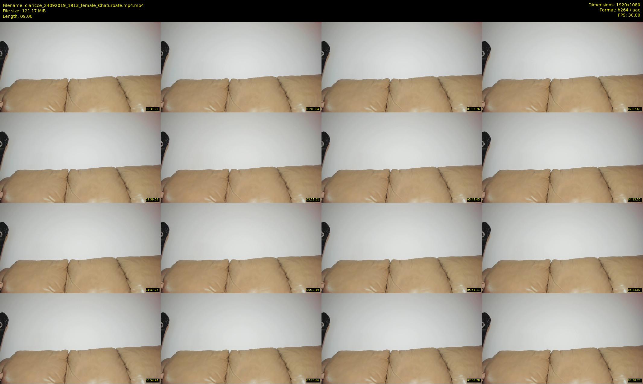 claricce — 9 minute Chaturbate female cam show recording, 1080p, Sep 24, 2019