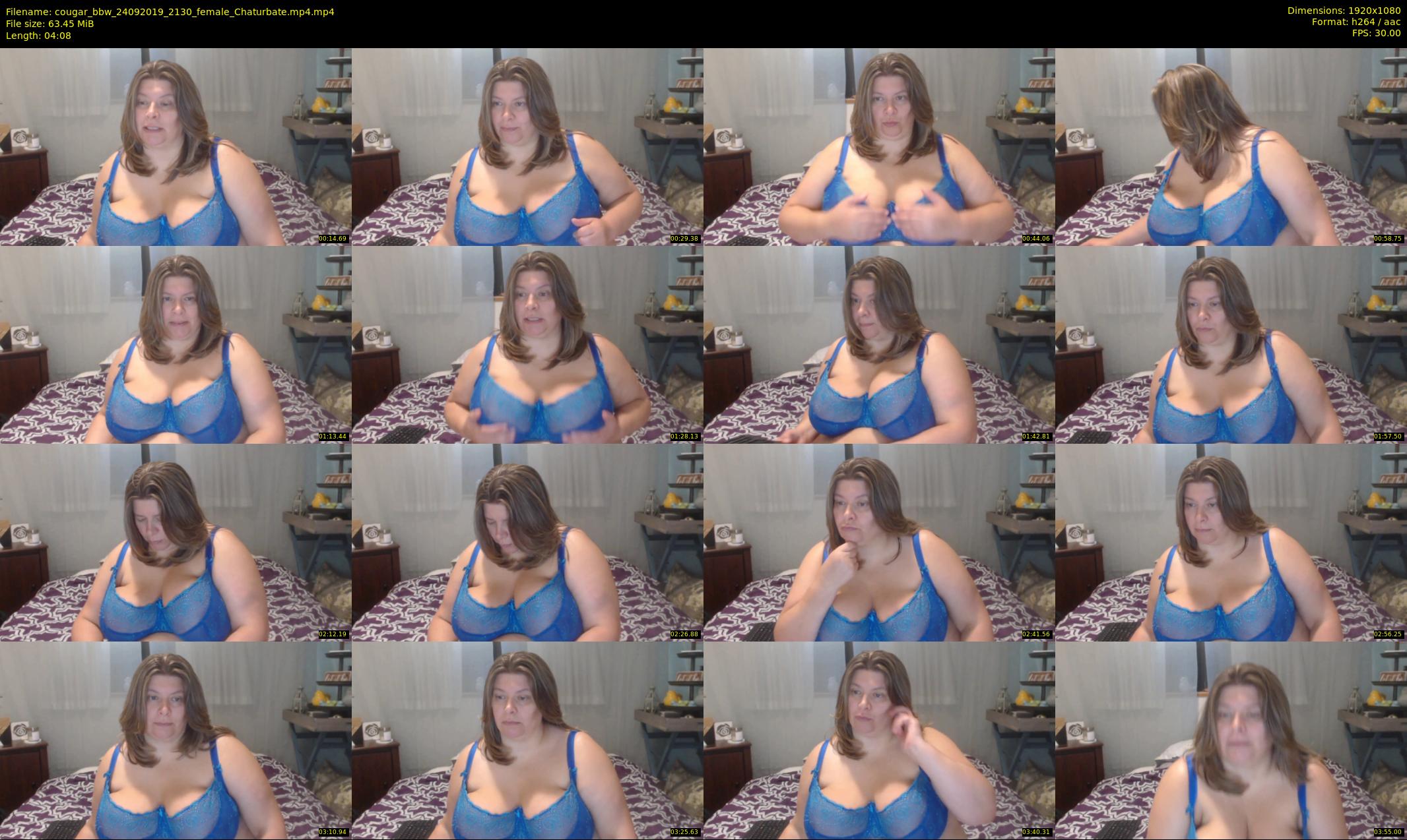 cougar_bbw — 5 minute Chaturbate female cam show recording, 1080p, Sep 24, 2019