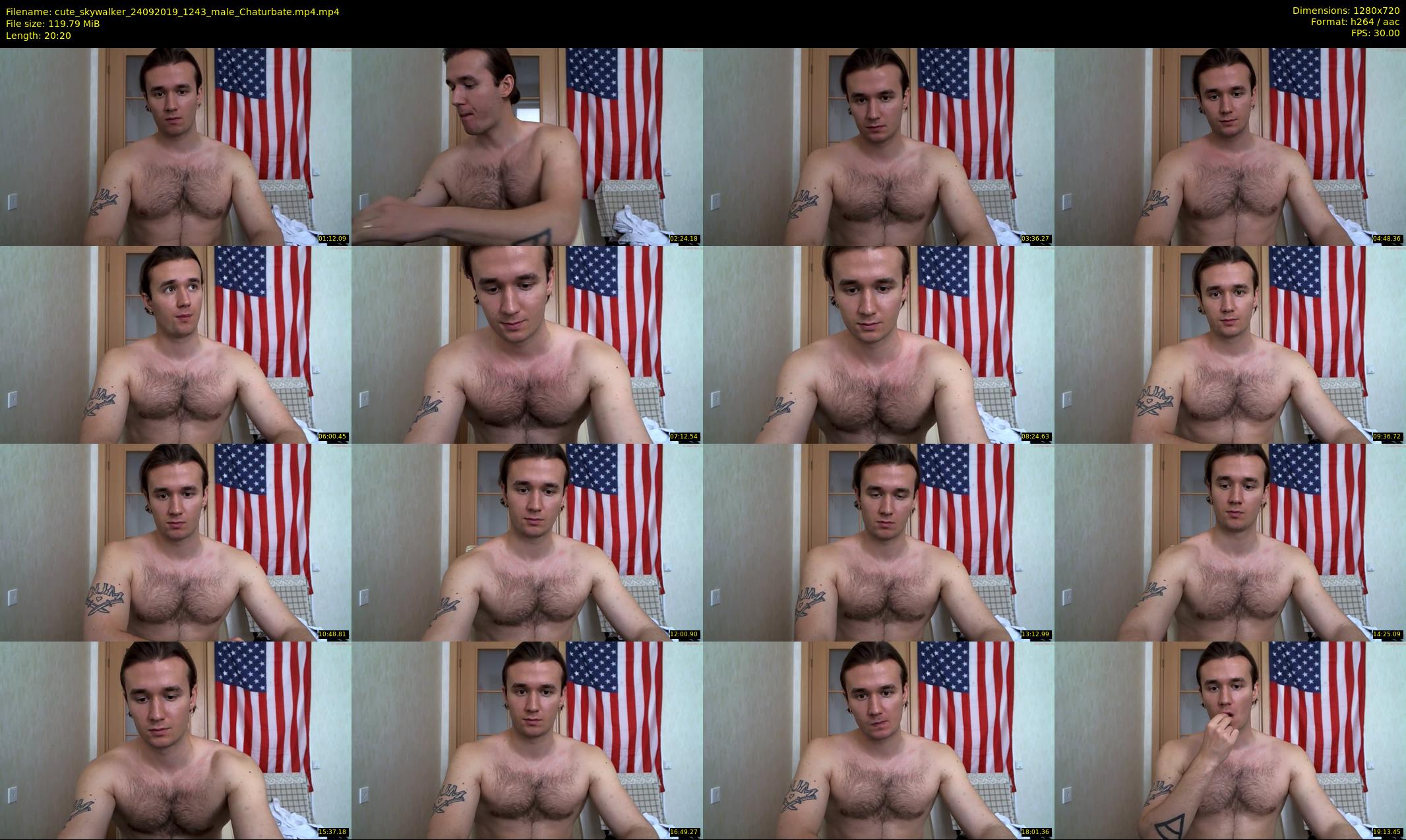 cute_skywalker — 21 minute Chaturbate male cam show recording, 720p, Sep 24, 2019