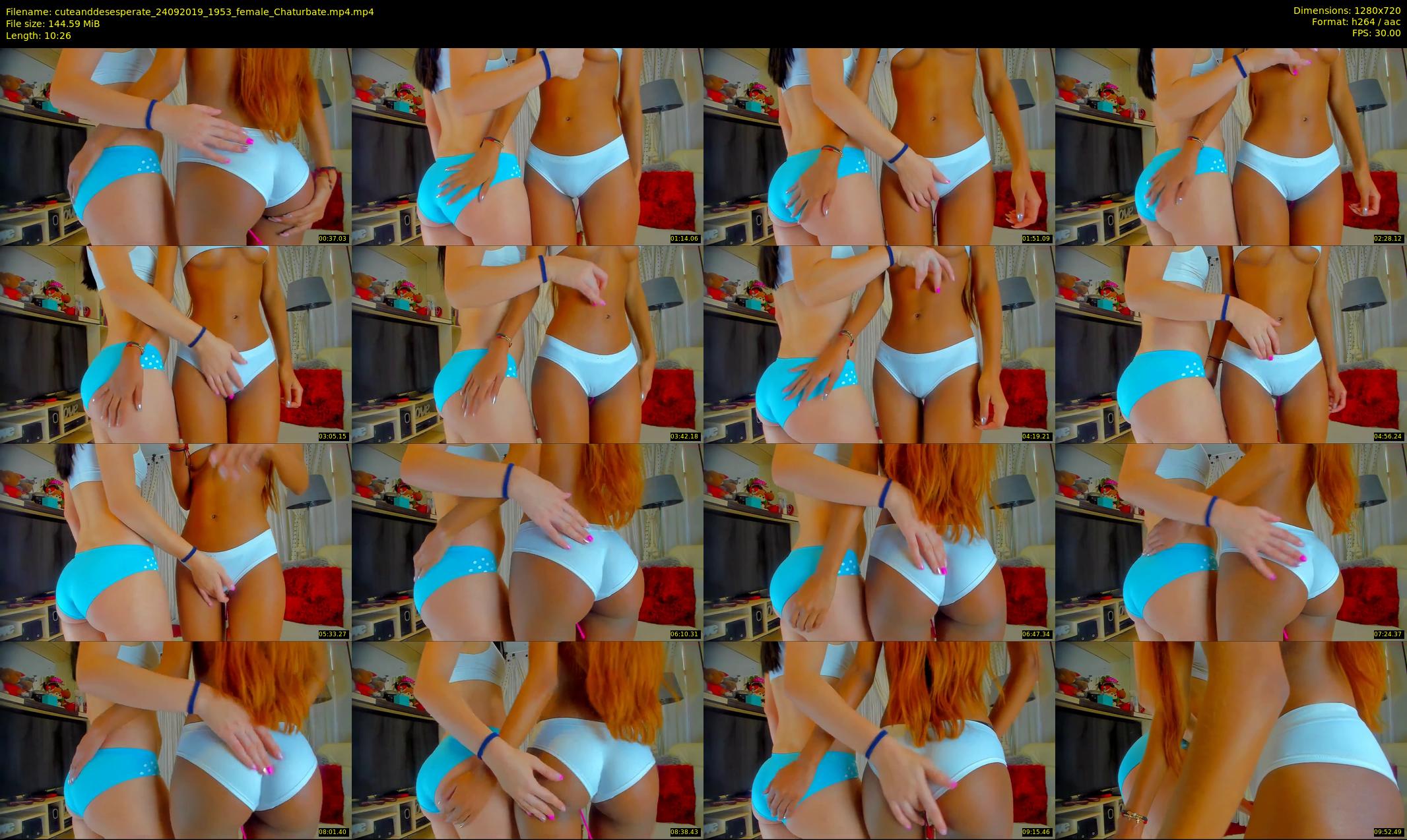 cuteanddesesperate — 11 minute Chaturbate female cam show recording, 720p, Sep 24, 2019