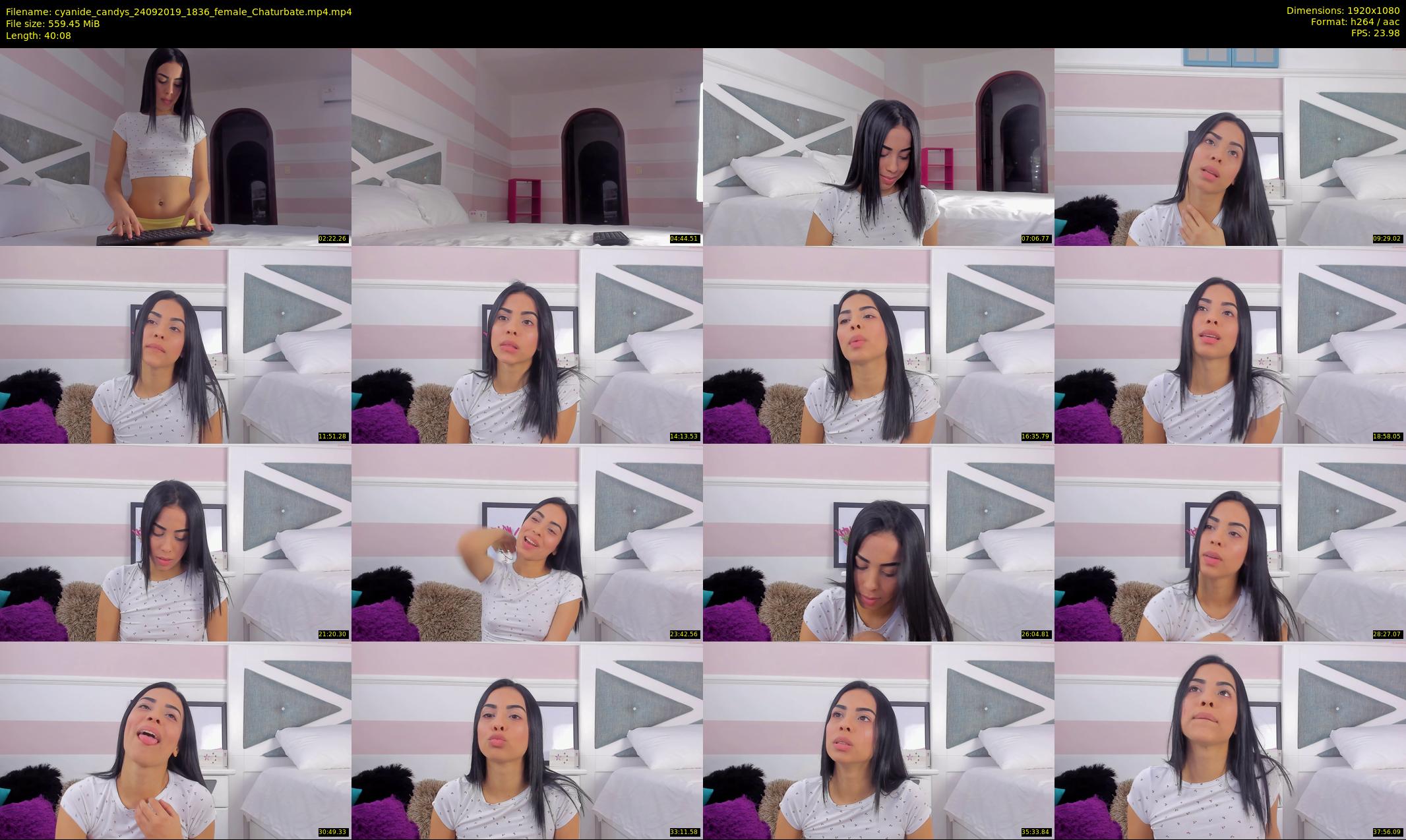 cyanide_candys — 41 minute Chaturbate female cam show recording, 1080p, Sep 24, 2019