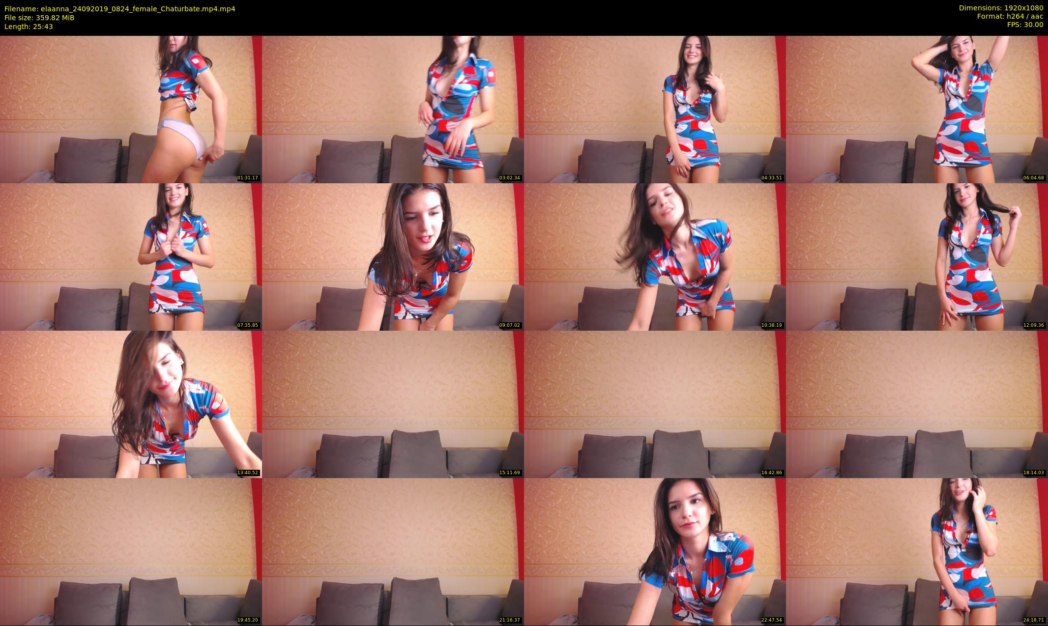 elaanna — 26 minute Chaturbate female cam show recording, 1080p, Sep 24, 2019
