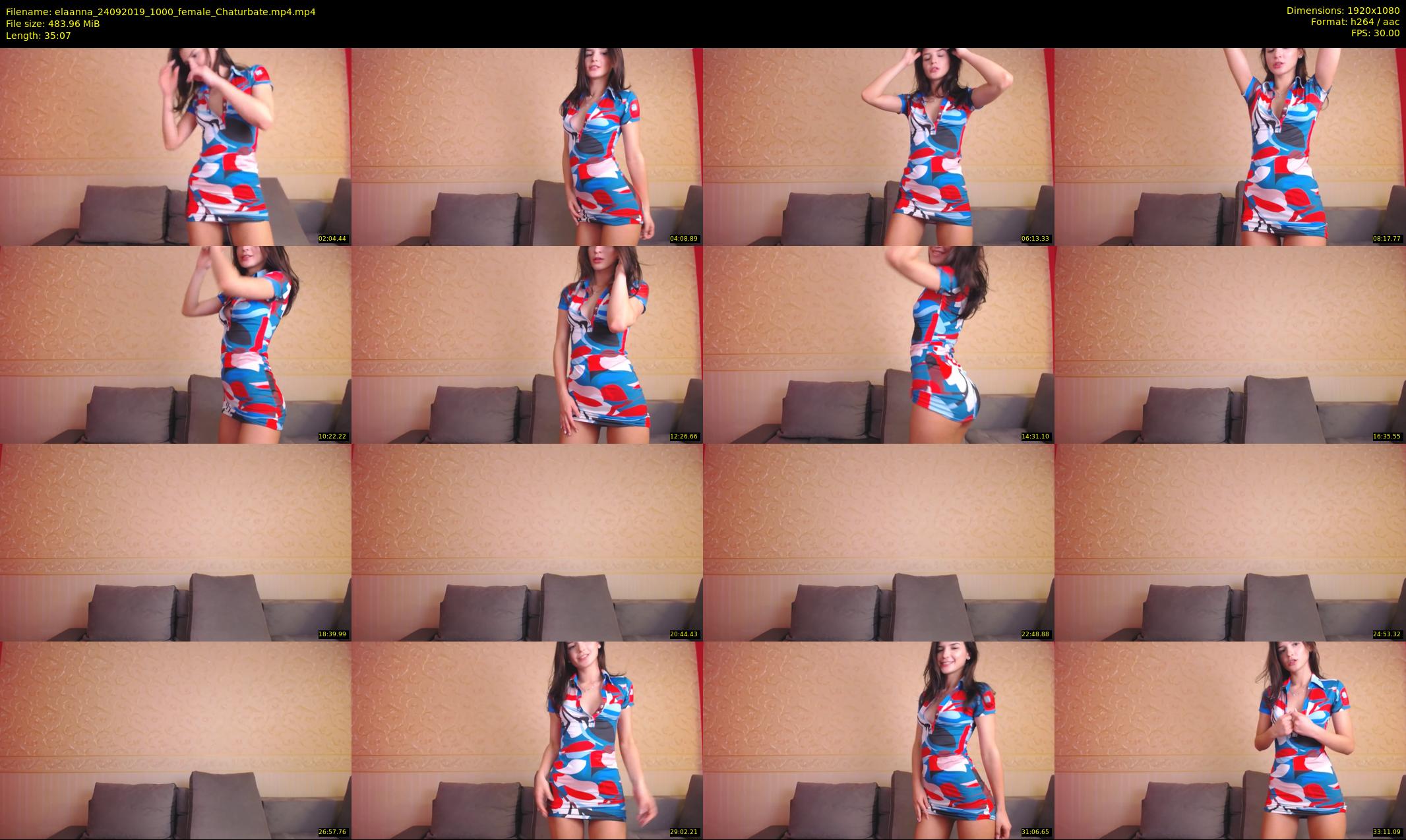 elaanna — 36 minute Chaturbate female cam show recording, 1080p, Sep 24, 2019