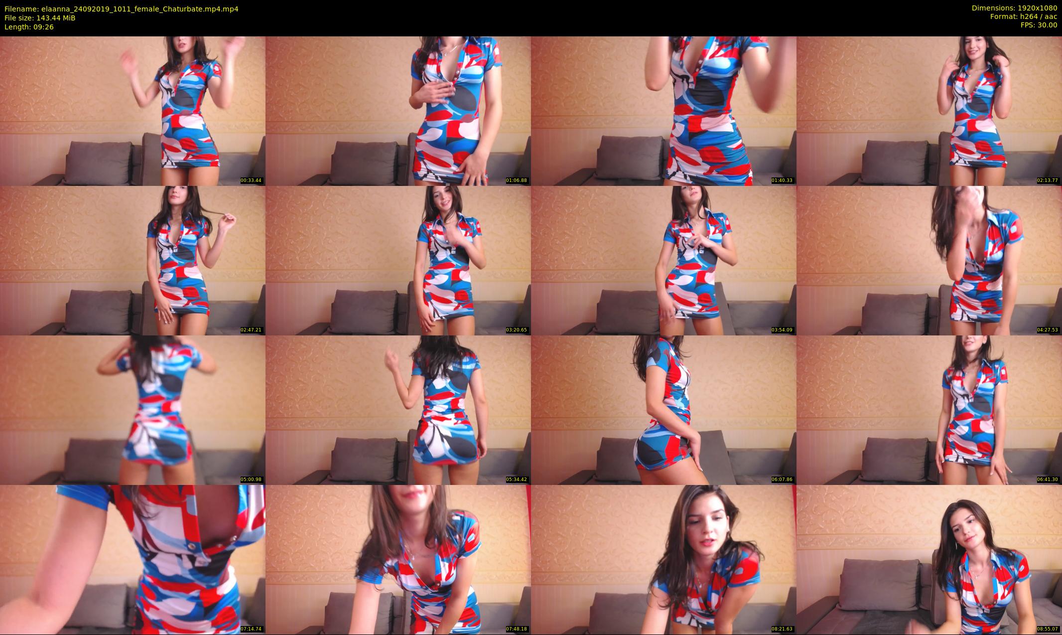 elaanna — 10 minute Chaturbate female cam show recording, 1080p, Sep 24, 2019