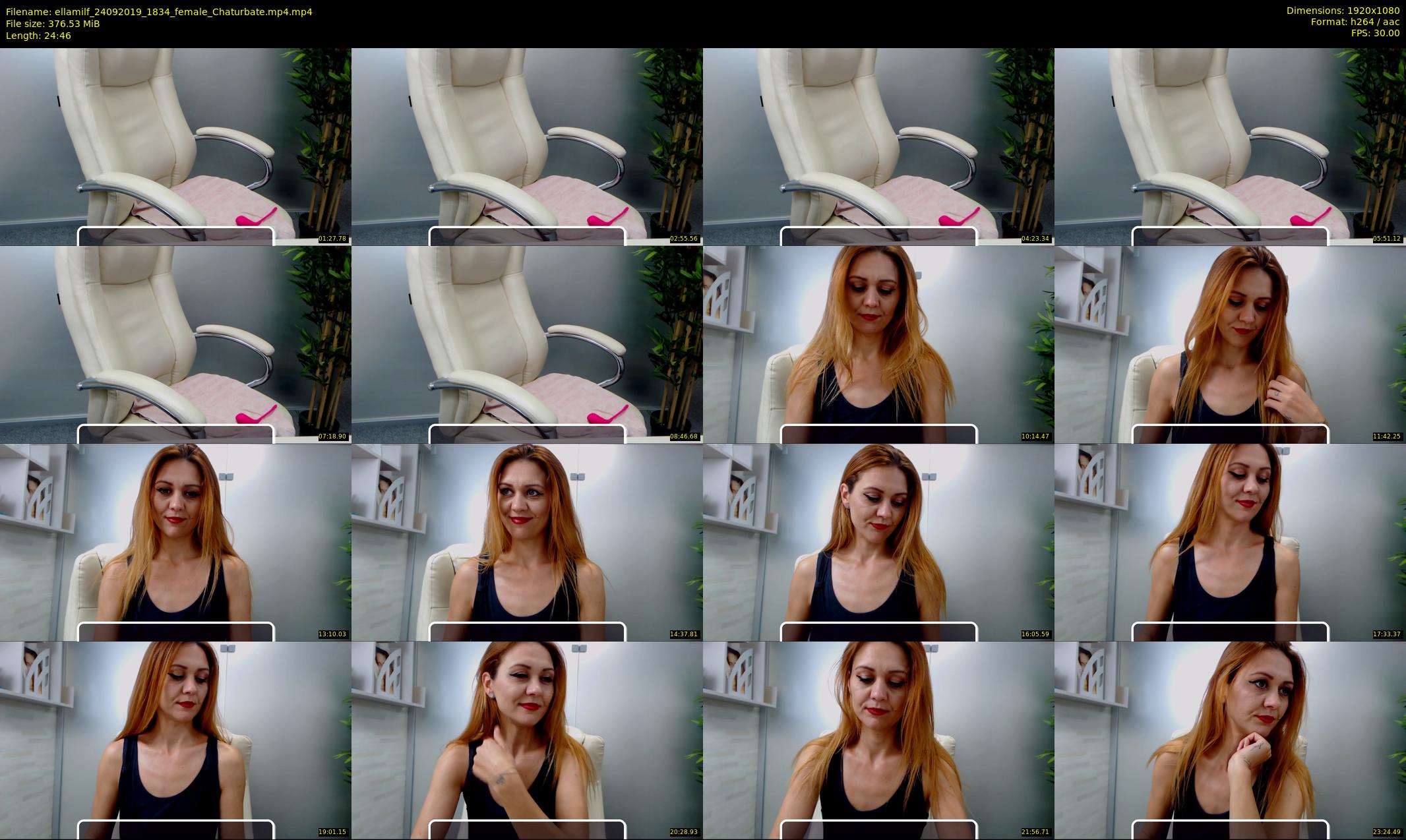 ellamilf — 25 minute Chaturbate female cam show recording, 1080p, Sep 24, 2019