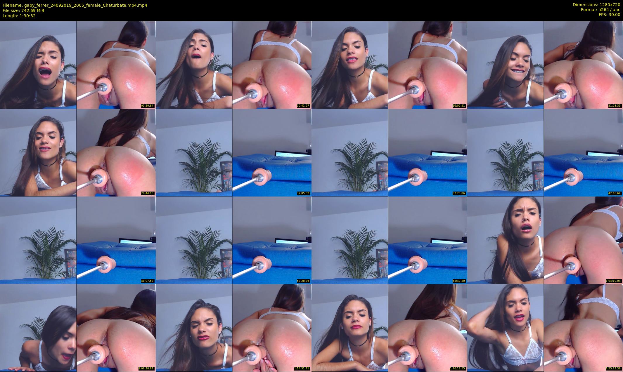 gaby_ferrer — 91 minute Chaturbate female cam show recording, 720p, Sep 24, 2019