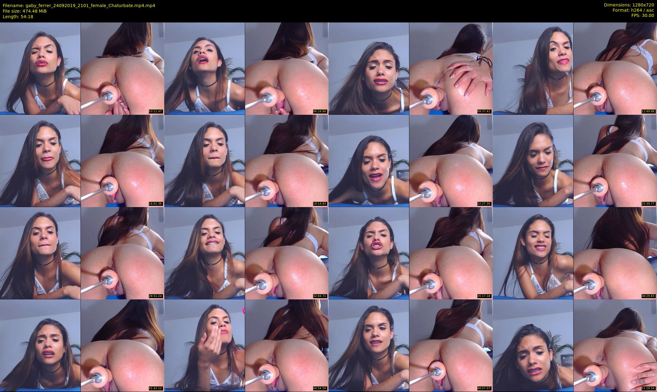 gaby_ferrer — 55 minute Chaturbate female cam show recording, 720p, Sep 24, 2019