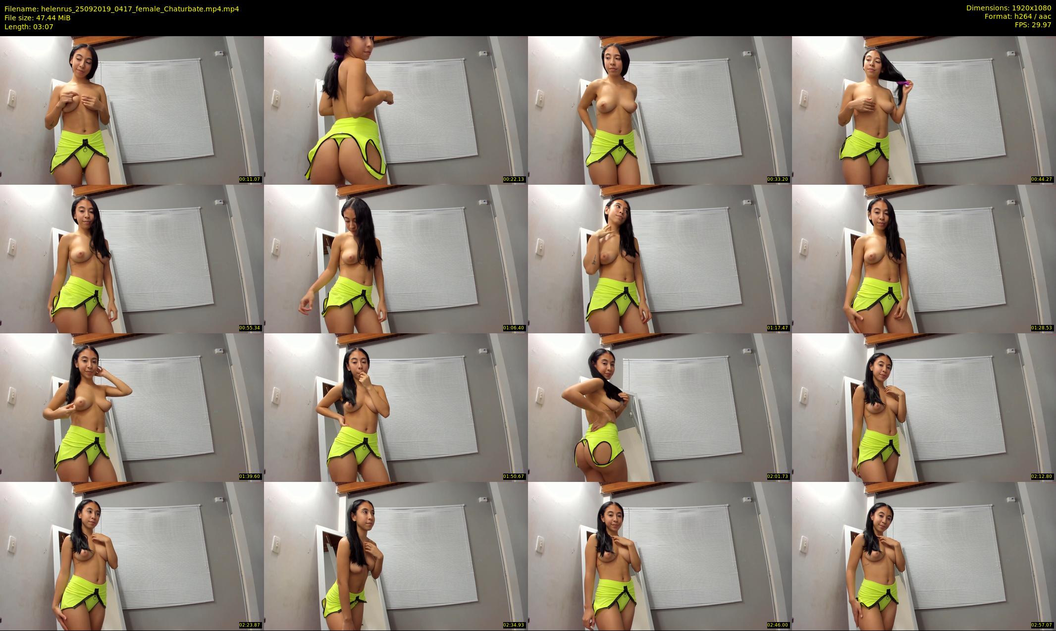 helenrus — 4 minute Chaturbate female cam show recording, 1080p, Sep 25, 2019