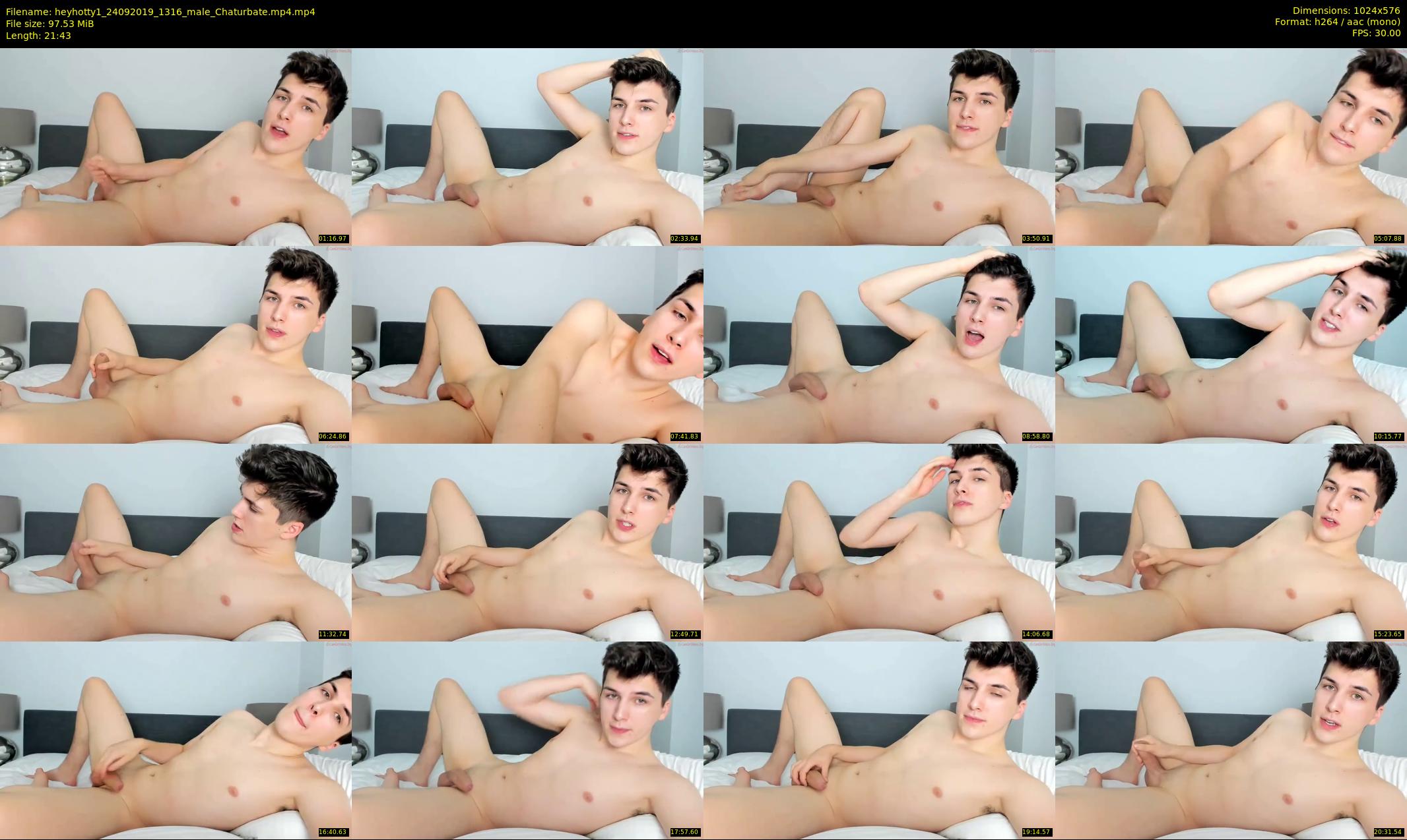 heyhotty1 — 22 minute Chaturbate male cam show recording, 480p, Sep 24, 2019