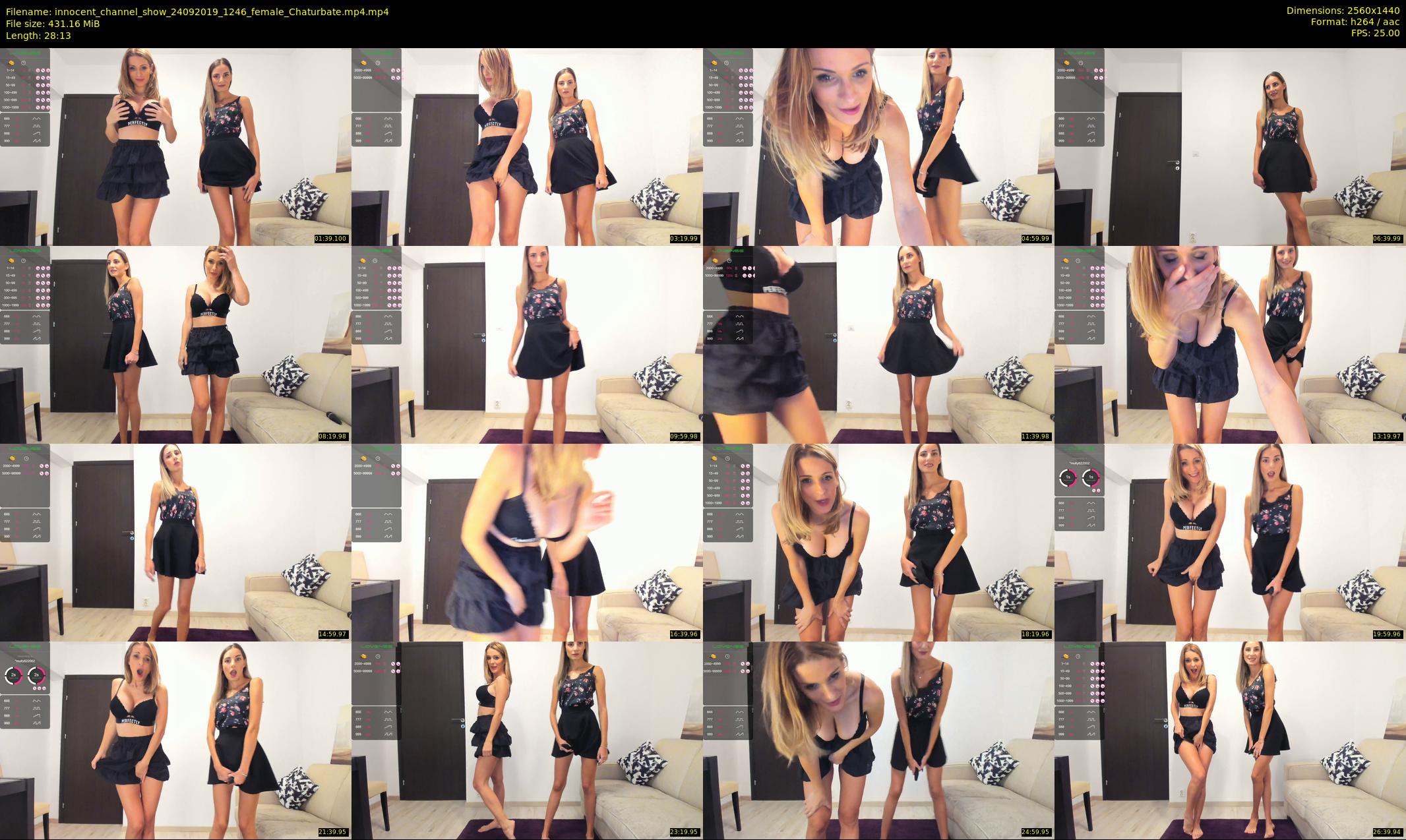innocent_channel_show — 29 minute Chaturbate female cam show recording, 1080p, Sep 24, 2019