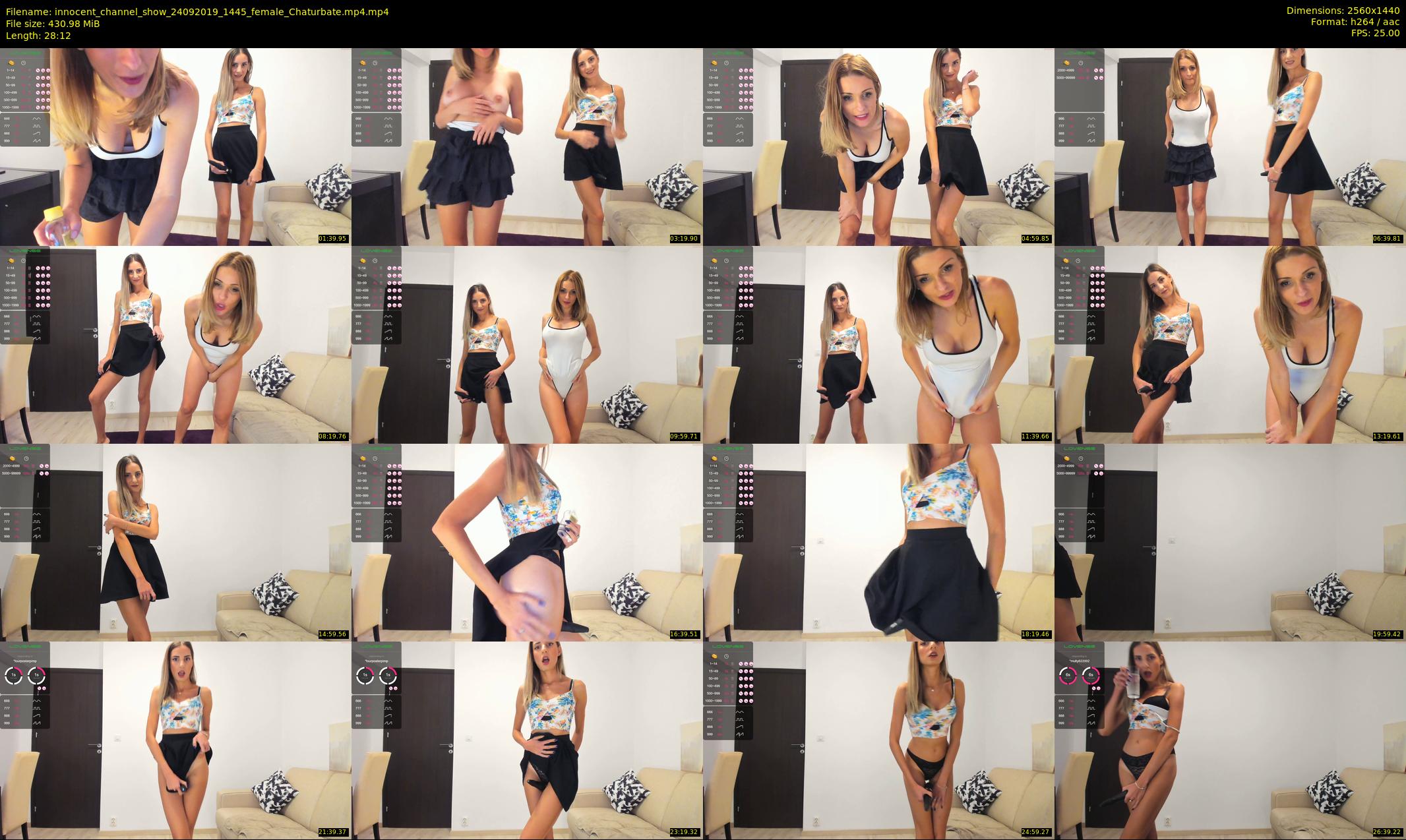 innocent_channel_show — 29 minute Chaturbate female cam show recording, 1080p, Sep 24, 2019